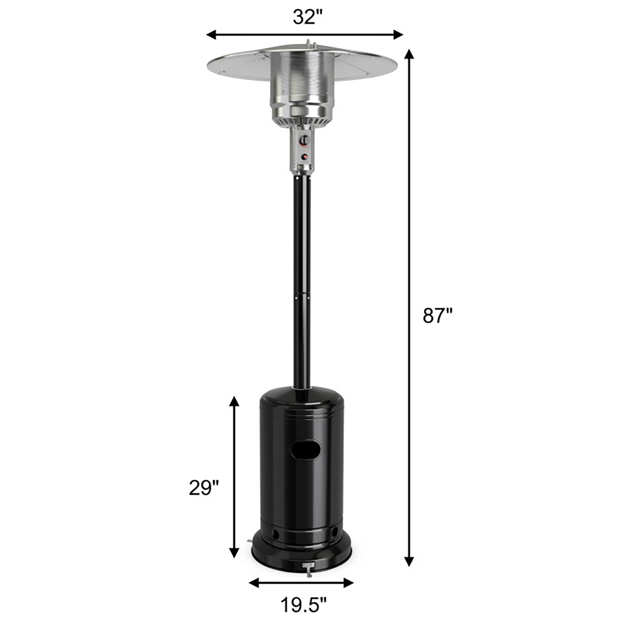 Clihome CL-OP70859BK Outdoor-Gas-Patio-Heaters - View #5