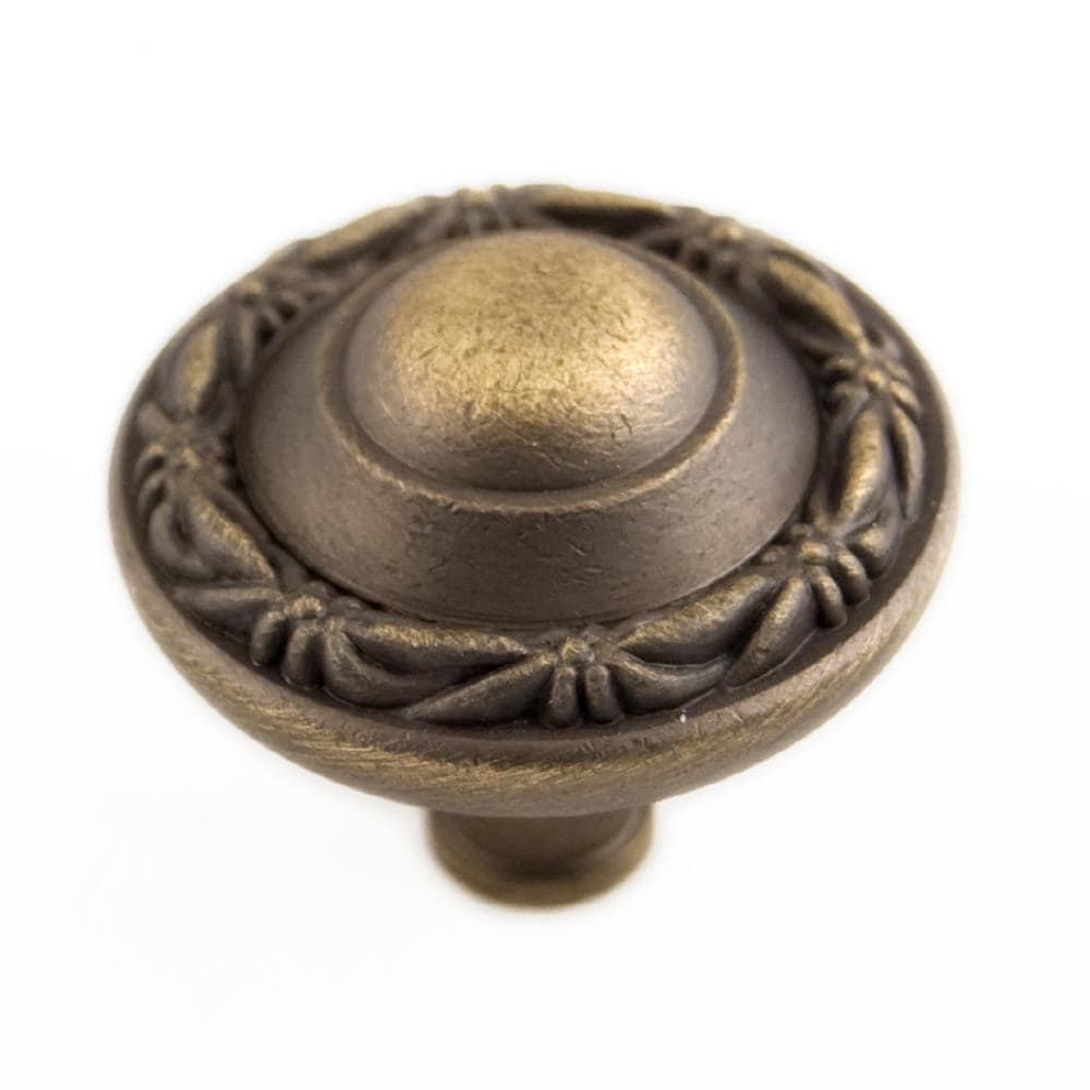RK International CK 761-AE Antique English Round Traditional Cabinet Knob