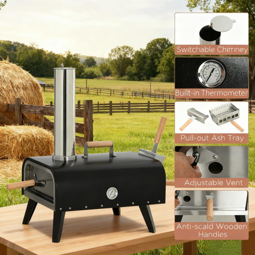 Siavonce XHP420996 Outdoor-Pizza-Ovens - View #3
