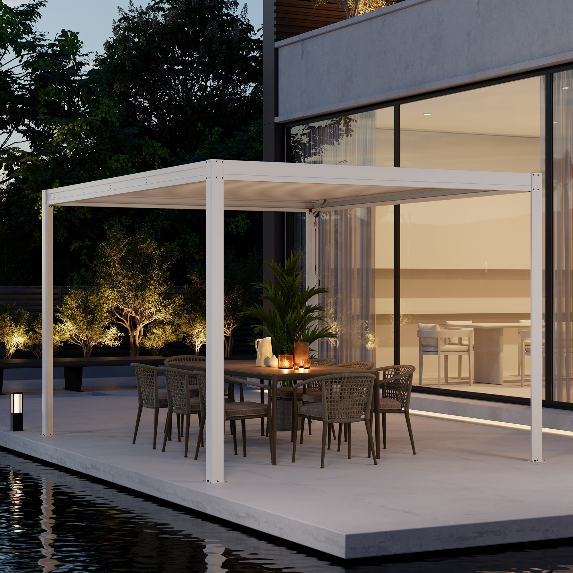 Mondawe MD-LGMF1631-W Pergolas-2 - View #3