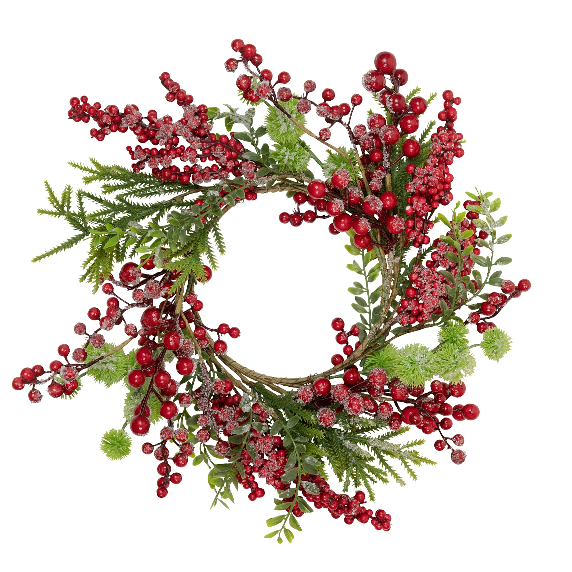 Northlight 34868433 16-in Indoor Green Pine Artificial Christmas Wreath