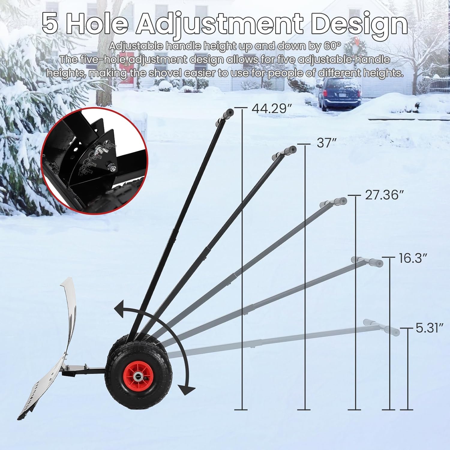 IdealHouse JOEY-7BAHL8VGUZST Snow-Shovels - View #4