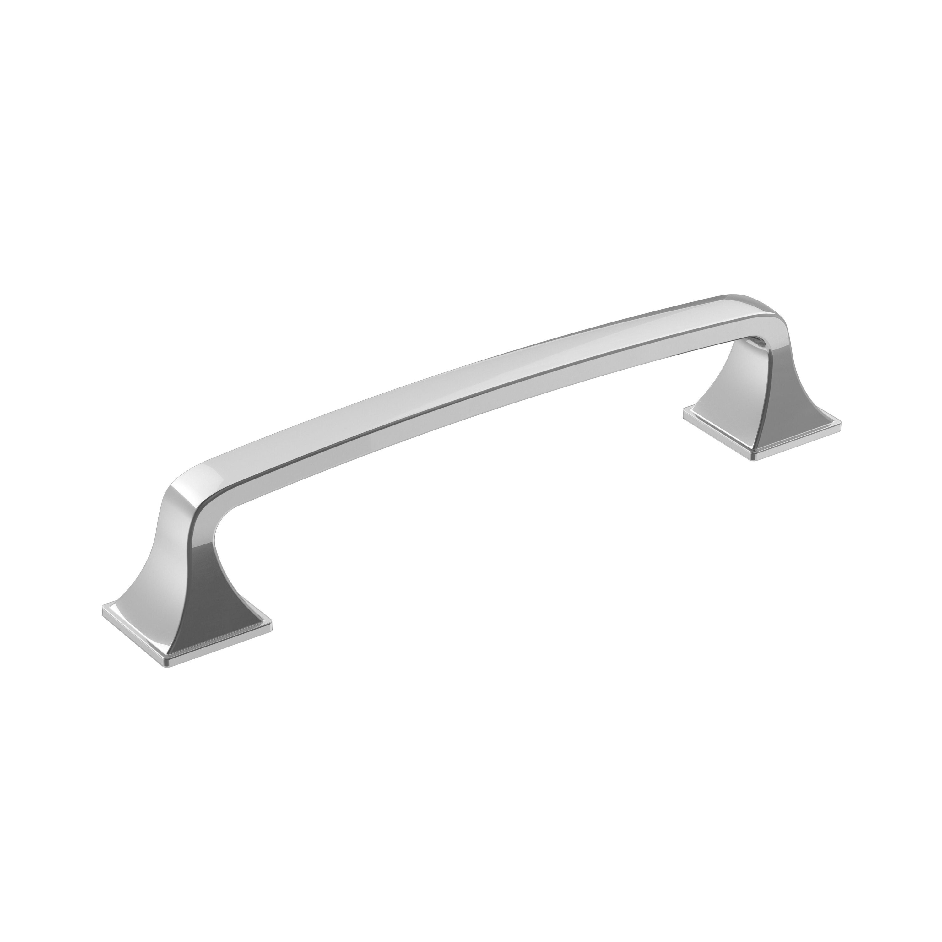 Amerock BP3677626 Ville 5-1/16-in , 128mm Center to Center Polished Chrome Arch Handle