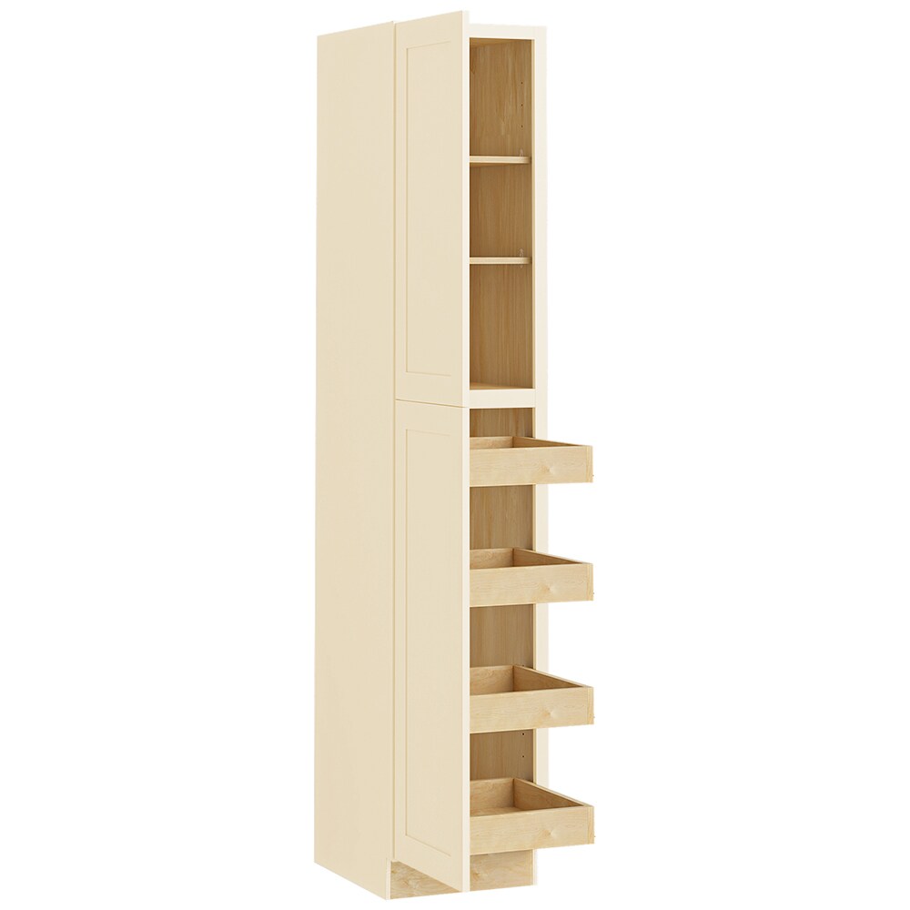 Norfolk Assembled 24 in. W x 96 in. H x 24 in. D Plywood Pantry Cabinet in Painted White