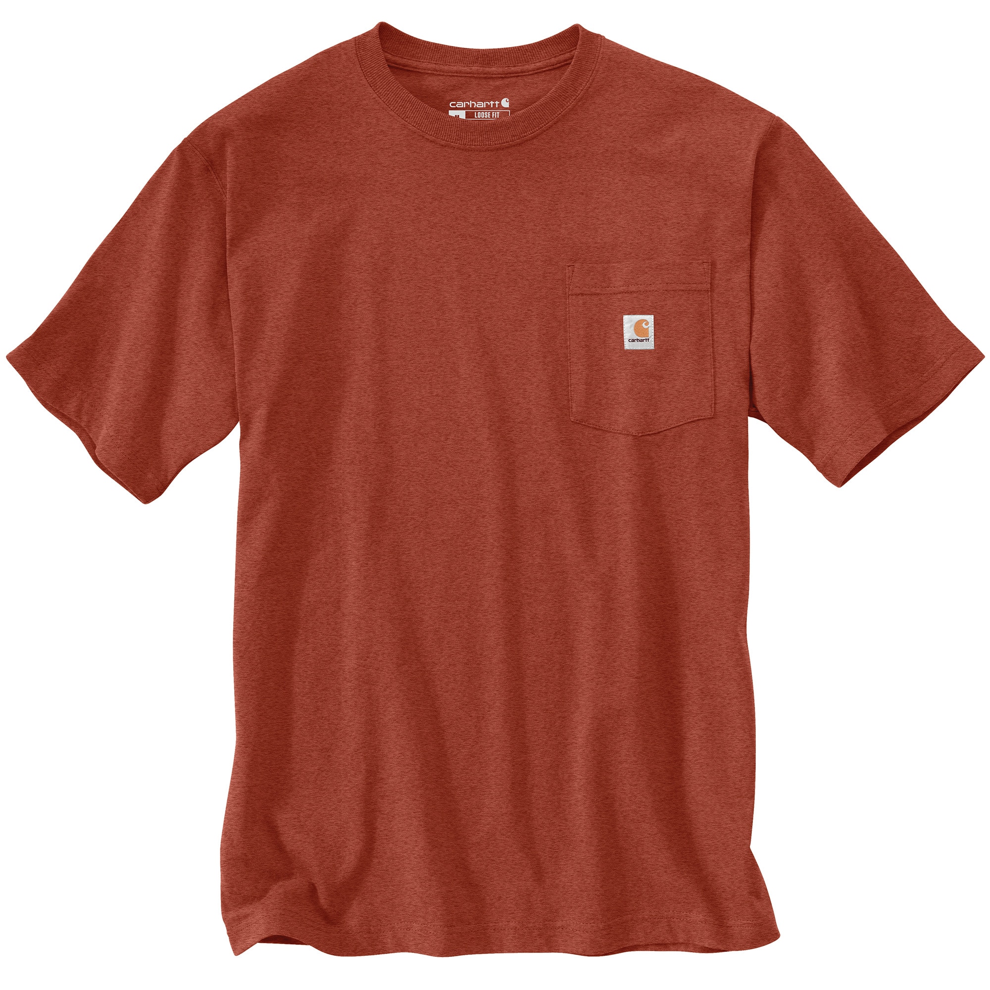Carhartt K87-RB6XLREG Men's Red Knit Short sleeve T-shirt ( XL )