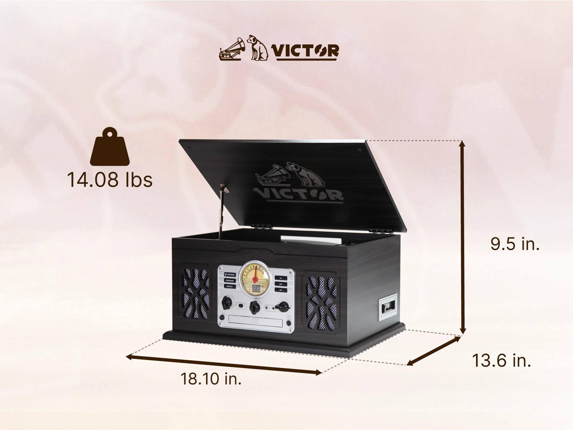 Victor VWRP-3800-GR Turntables-Accessories - View #3
