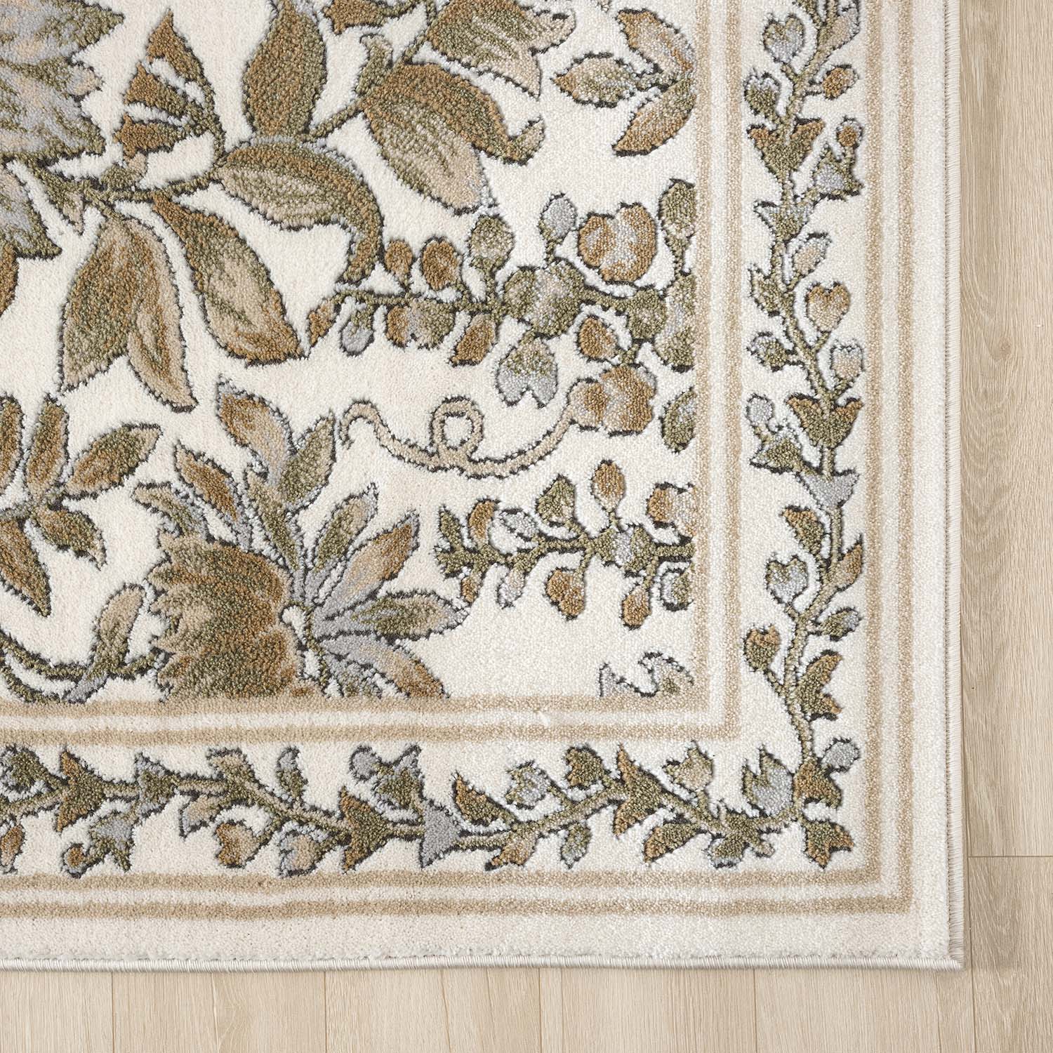 Abani Rugs Savoy 5 x 8 (ft) Loomed Polyester/Polypropylene Cream/Beige ...
