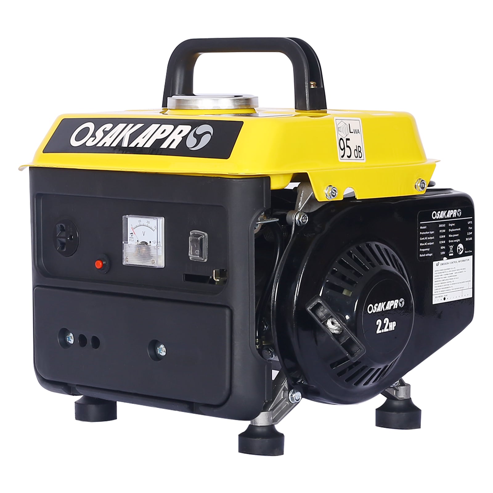 Xspracer ML - PG522 900 / 800-Watt Single Fuel (Gasoline) Portable Generator