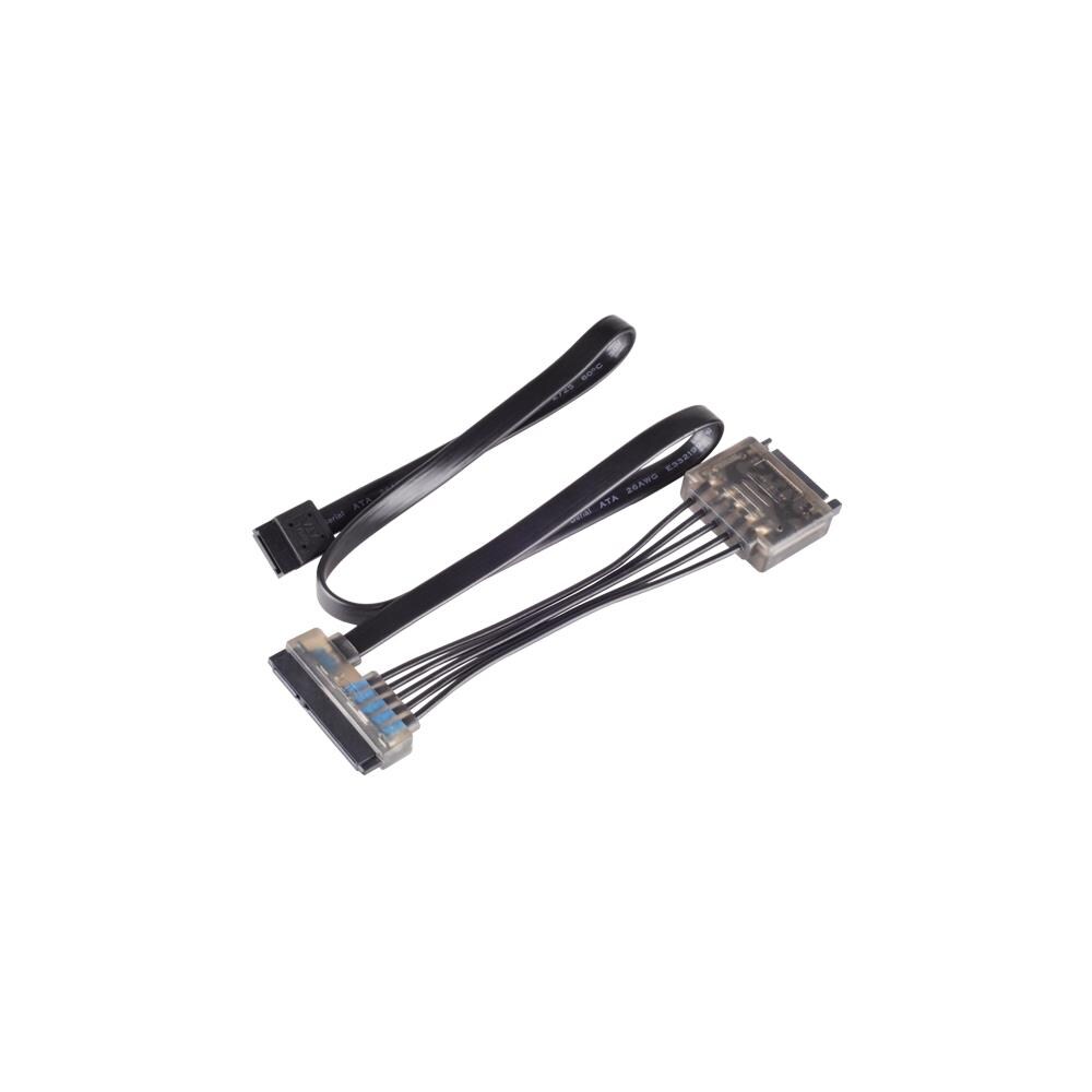 SilverStone SVSTT573 Silver Stone Technologies CP13 15 Pin SATA Power and Data LED Combo Cable