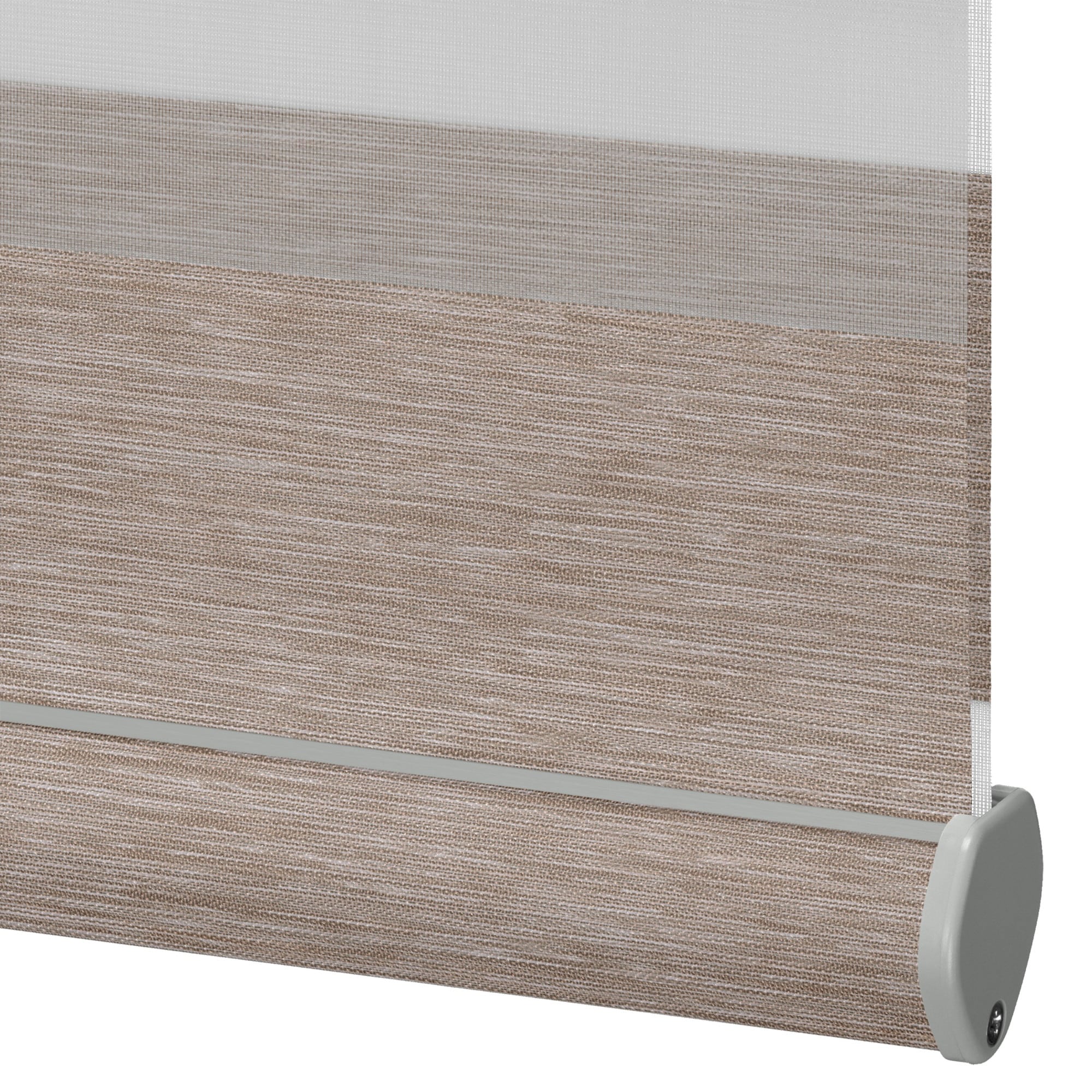 LEVOLOR 513016 Arianna Mushroon Light filtering Polyester Banded Roller shade swatch