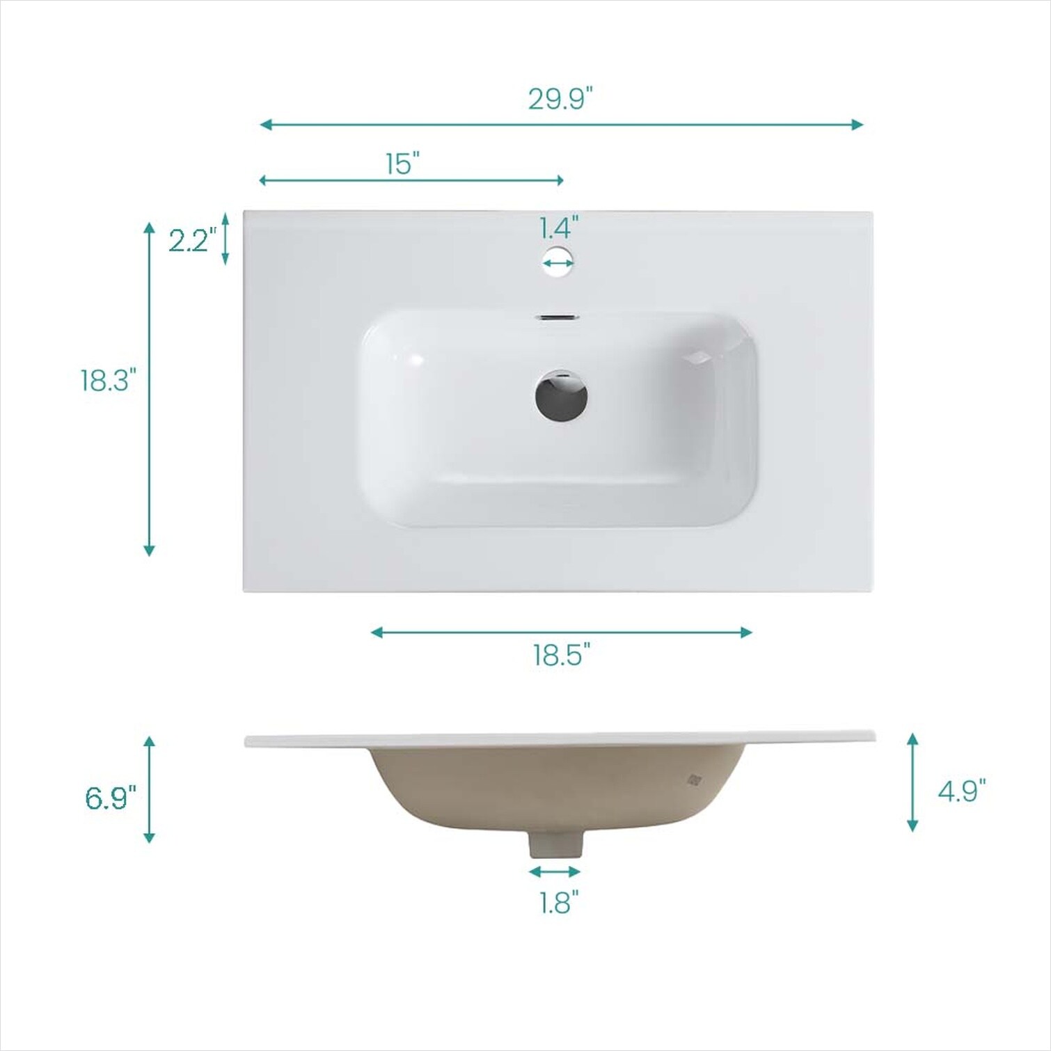 Watnature PWV43JPA7OU0 Bath-Vanity-Combo - View #5