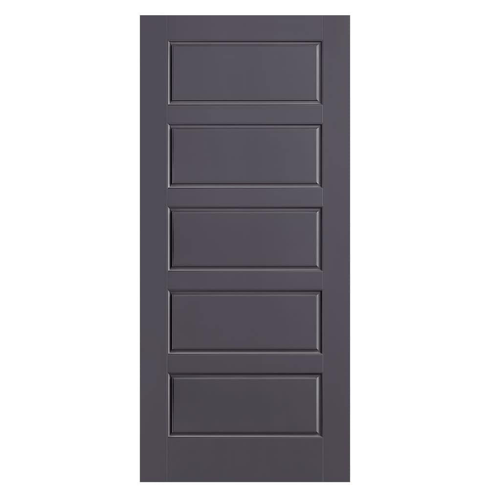 Gray Riverside Slab Doors at Lowes.com