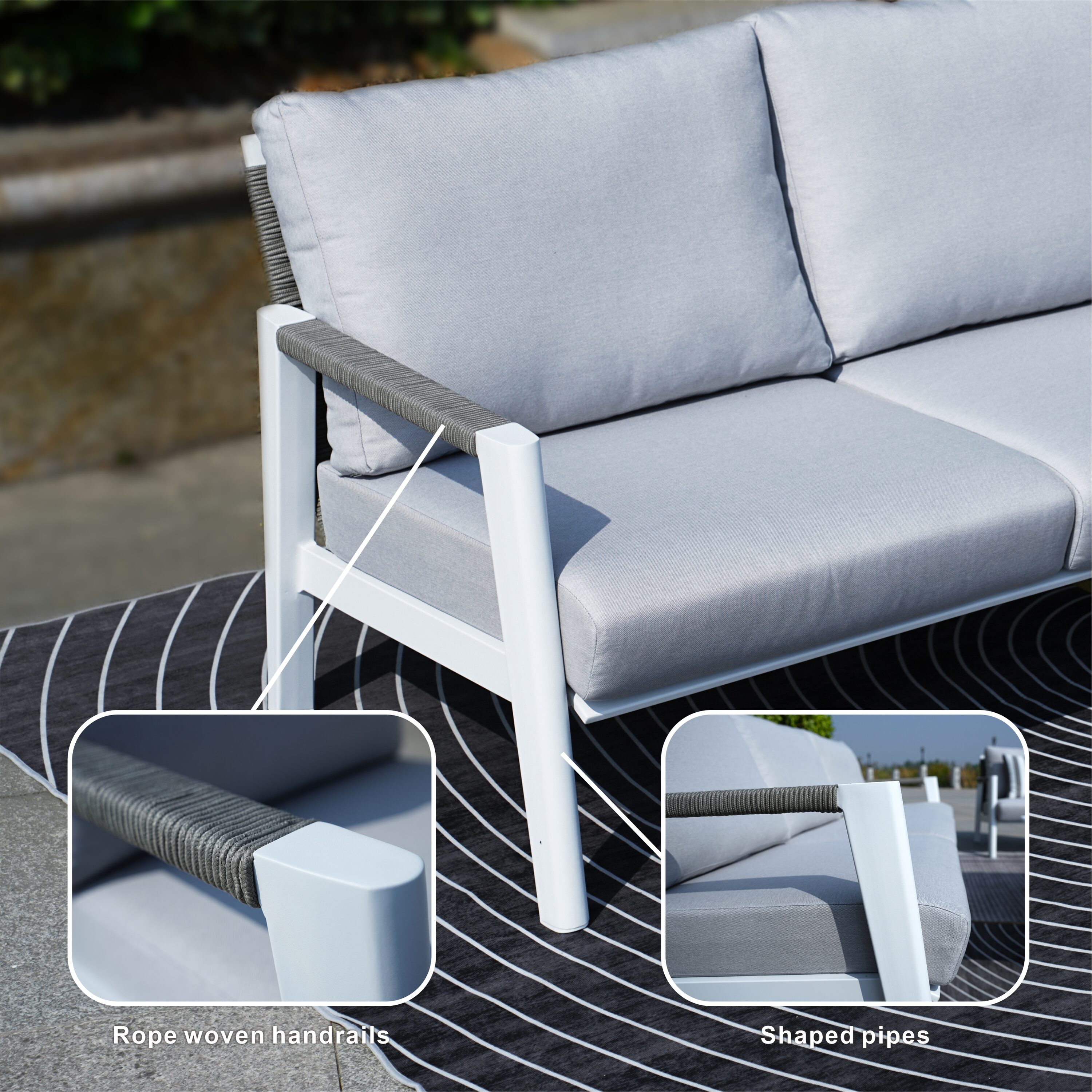 Direct Wicker DWG-2322W&24913G Patio-Conversation-Sets - View #10