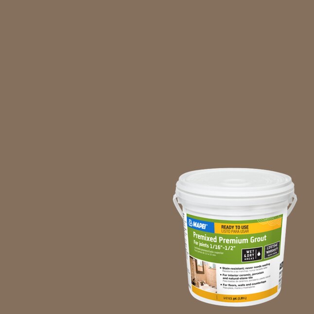 MAPEI 0.5-Gallon Chocolate Sanded Grout MAPEI 0.5-Gallon Chocolate Sanded Grout
