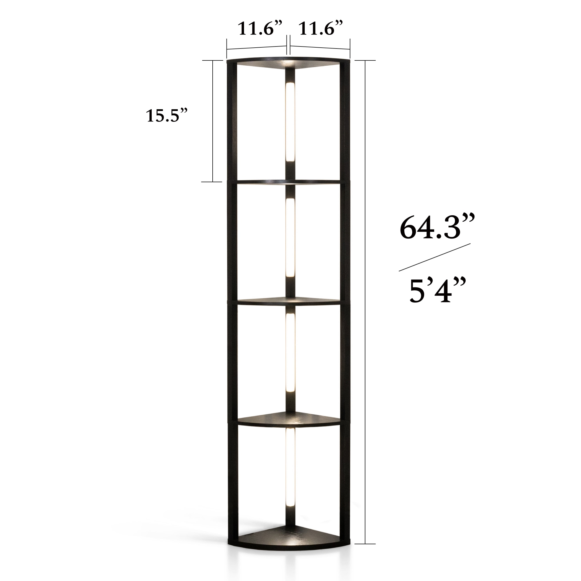 FENLO FEN-103-CCT-BK floorlamps - View #2