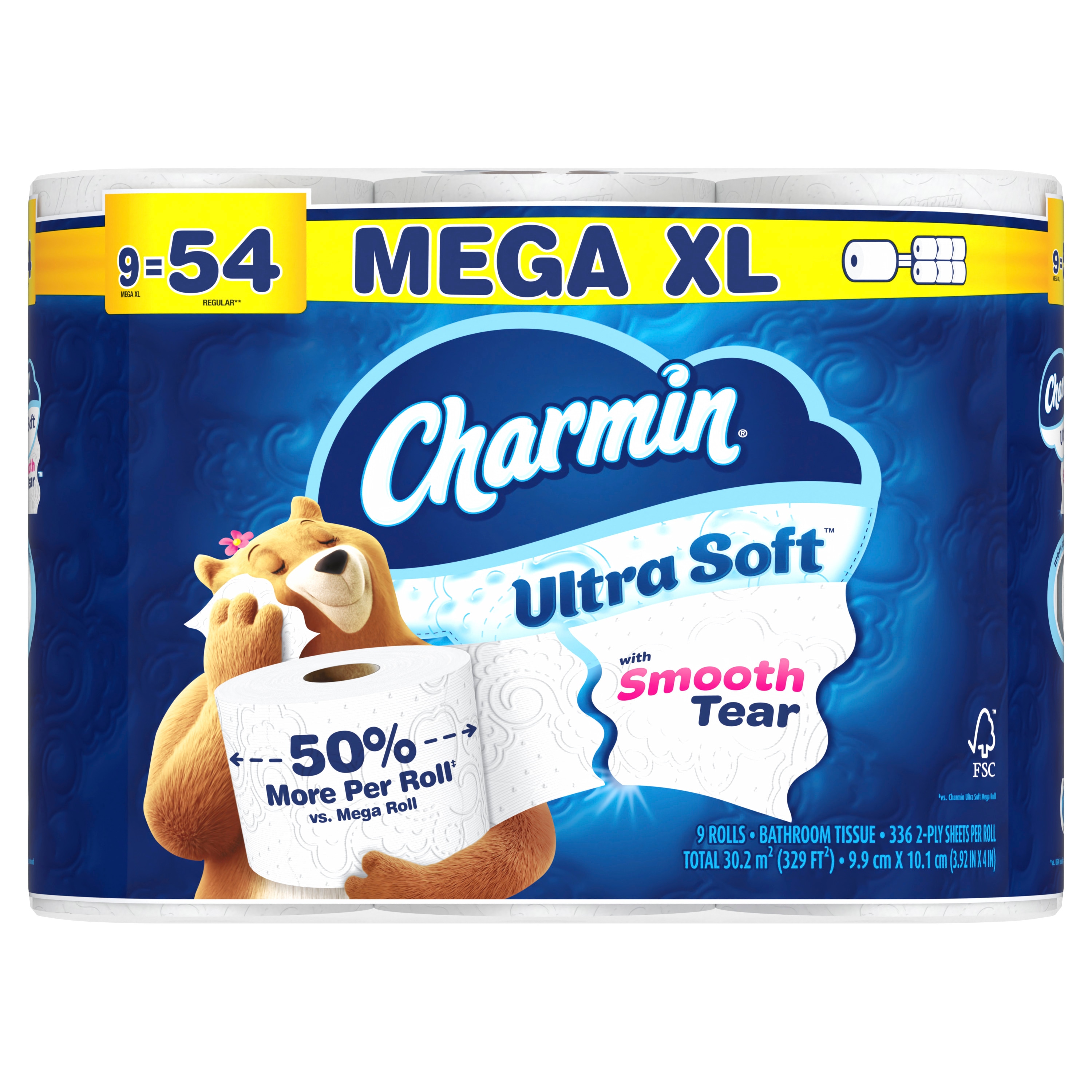 Charmin Ultra Soft Mega XL 9 -Pack 2-ply Toilet Paper #3077208470