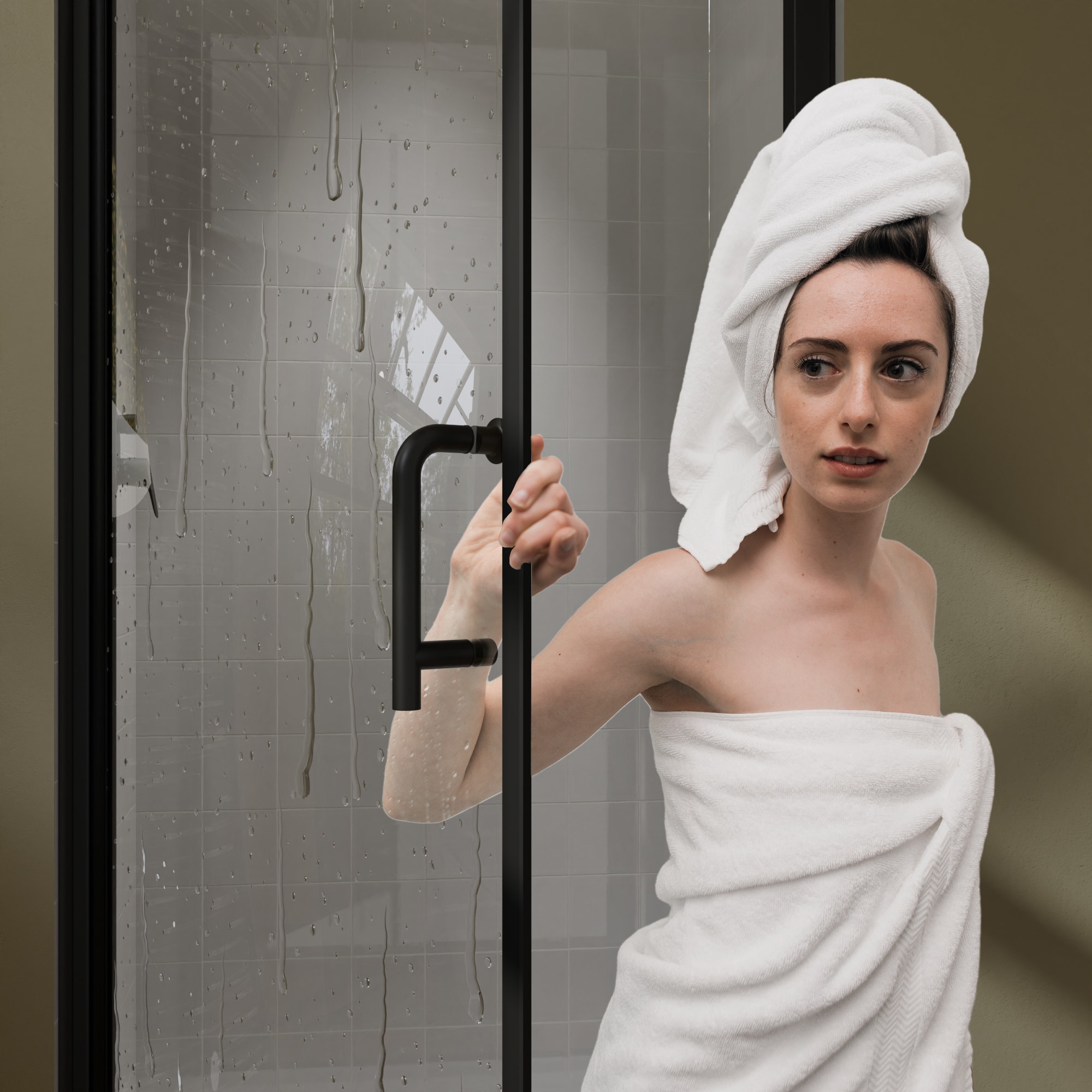 WELLFOR EX2BMBL-40-24 Shower-Doors - View #4