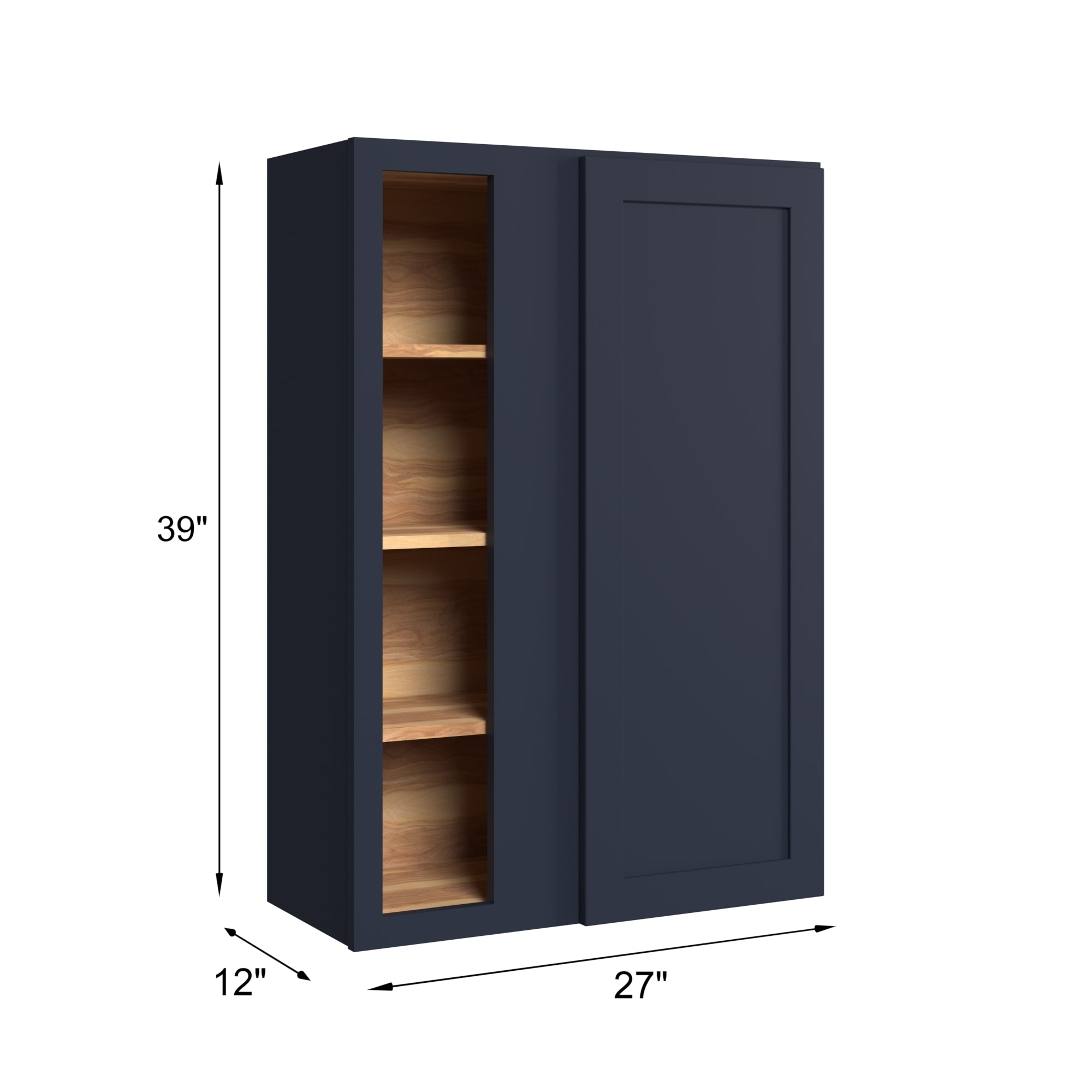 KraftMaid Momentum WBC3039LG77 Cabinets-Kitchen - View #3