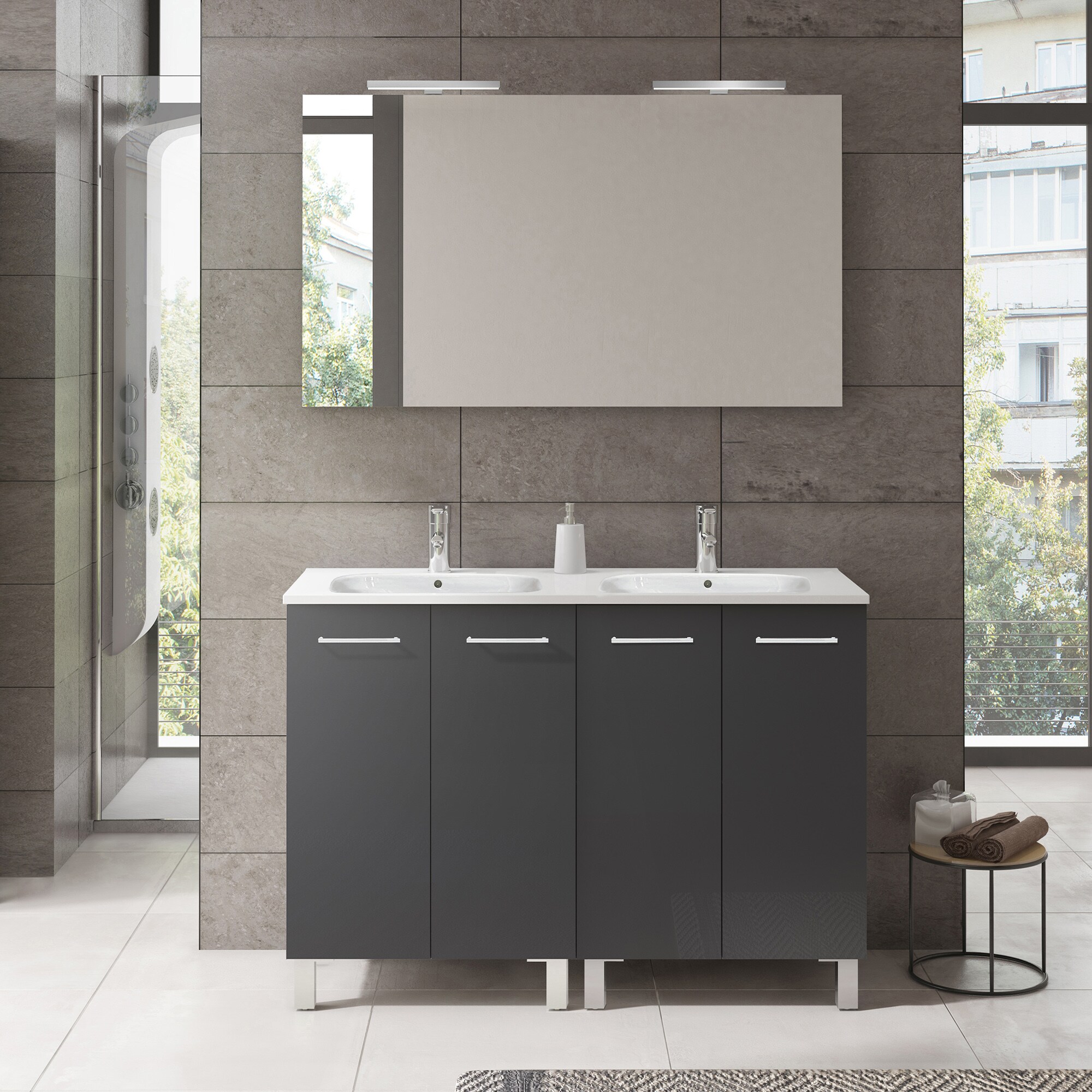 WS Bath Collections LOGIC 120 PACK 1 AN Bath-Vanity-Combo - View #3