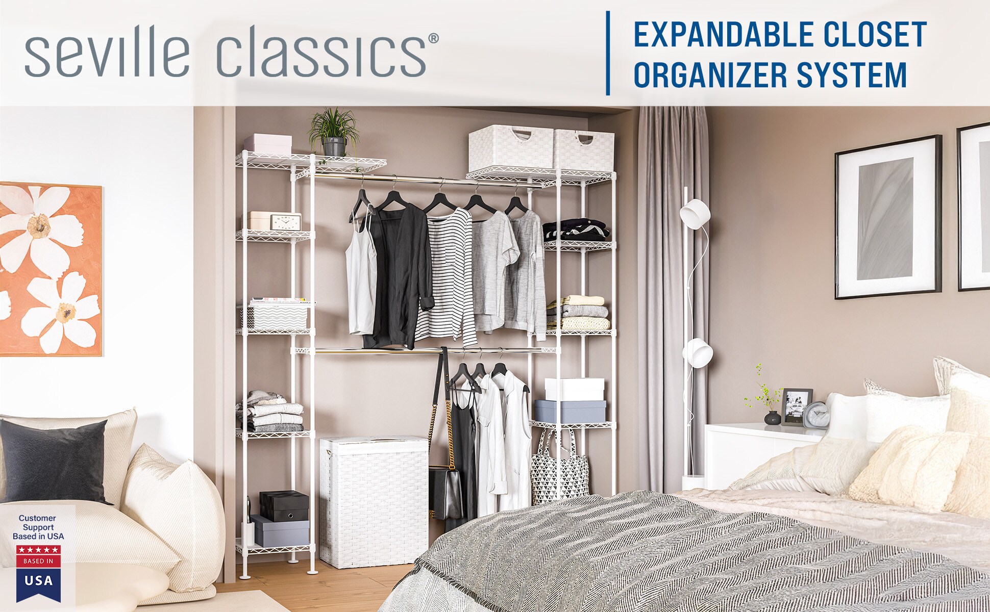 Seville Classics SHE05809B Clothing-Storage-Accessories - View #2