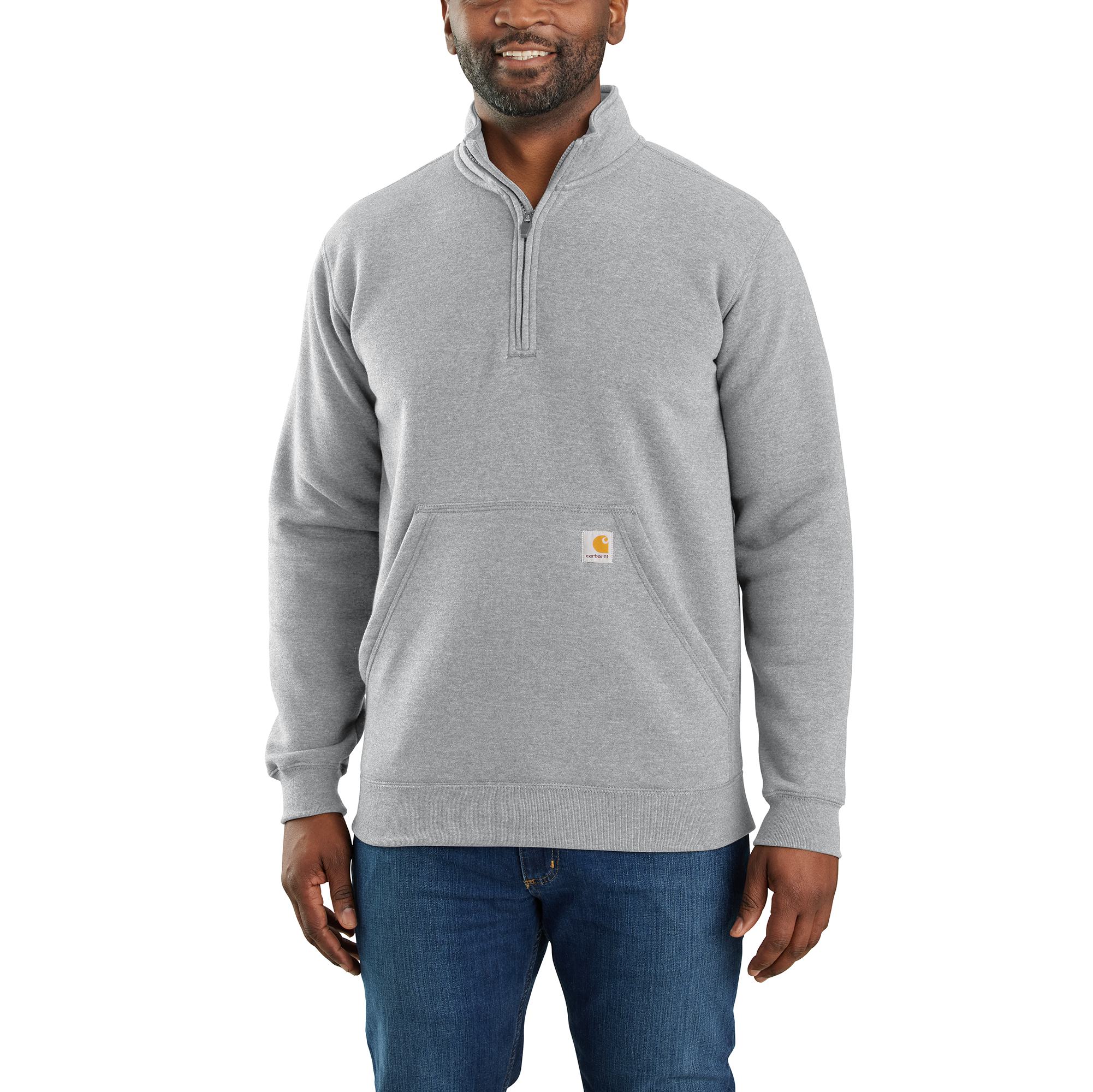 Carhartt Men's Medium Weight Fleece Long Sleeve Solid Sweatshirt