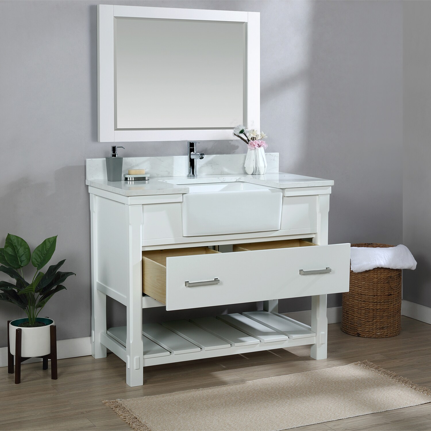 Altair 537042-WH-AW Bath-Vanity-Combo - View #6