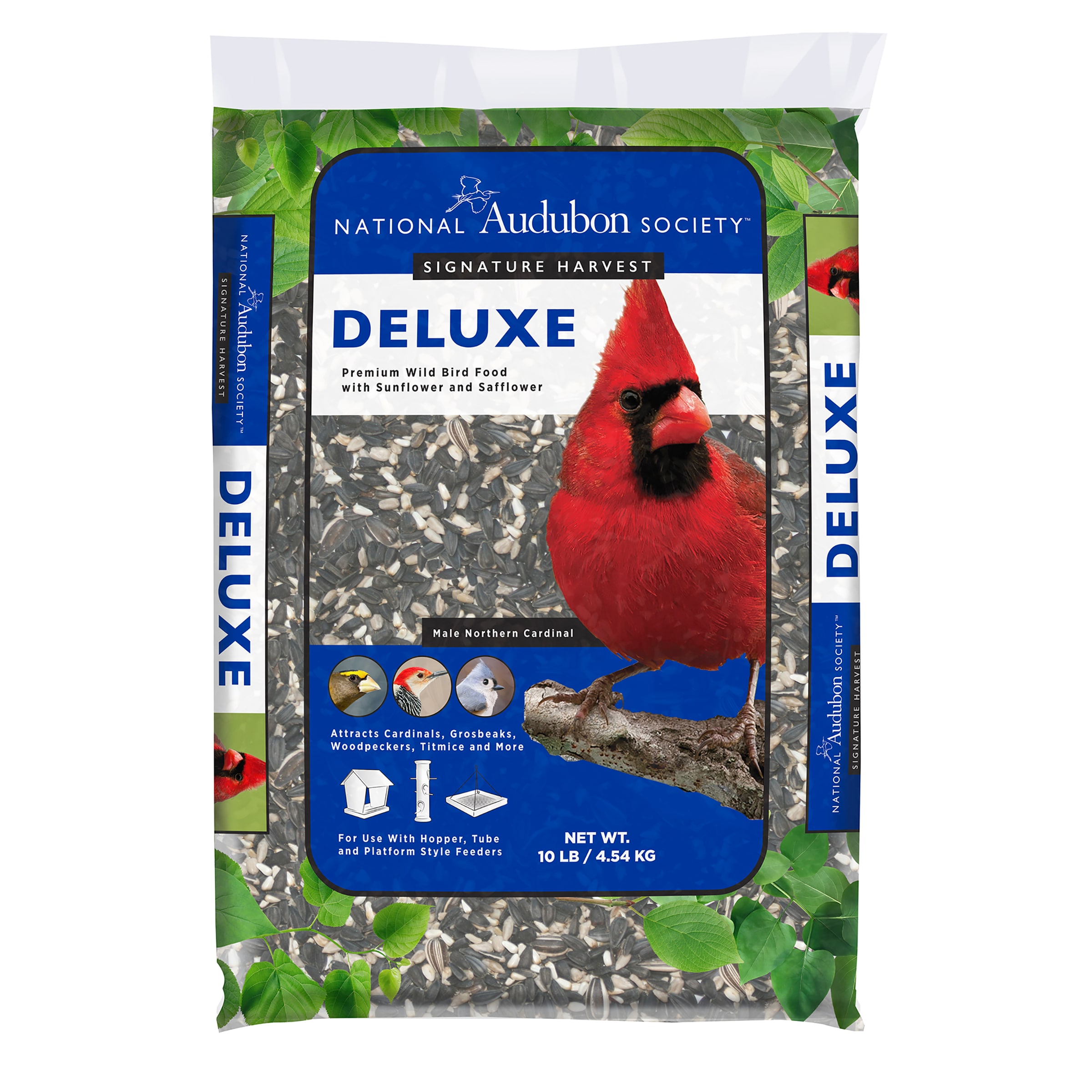 National Audubon Society Deluxe Blend Wild Bird Seed Black Oil Sunflower Bird  Seed 10-lb in the Bird & Wildlife Food department at