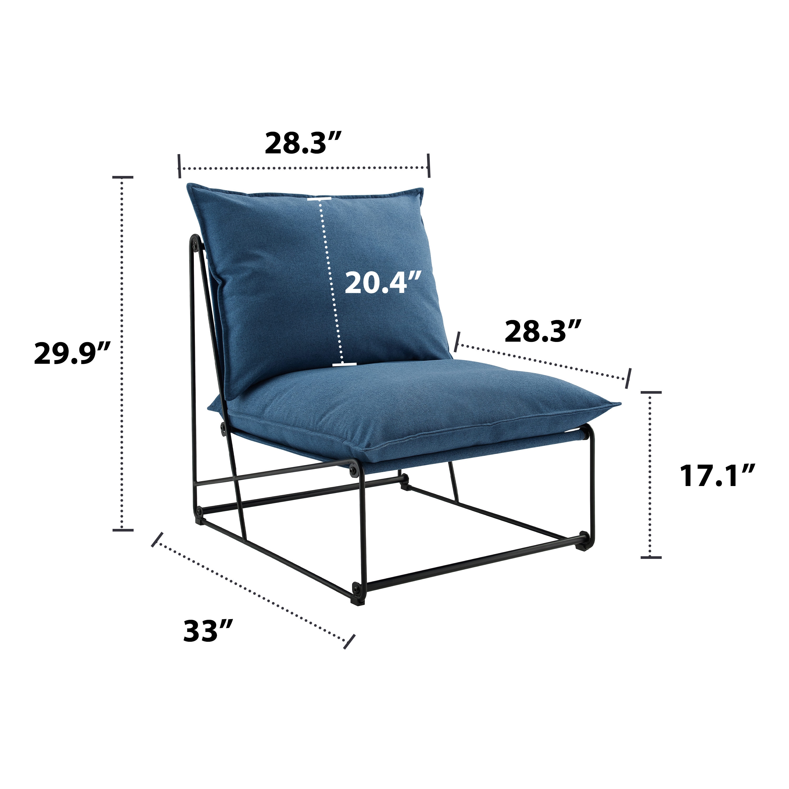 Art Leon CC047-1-BU chairs - View #7