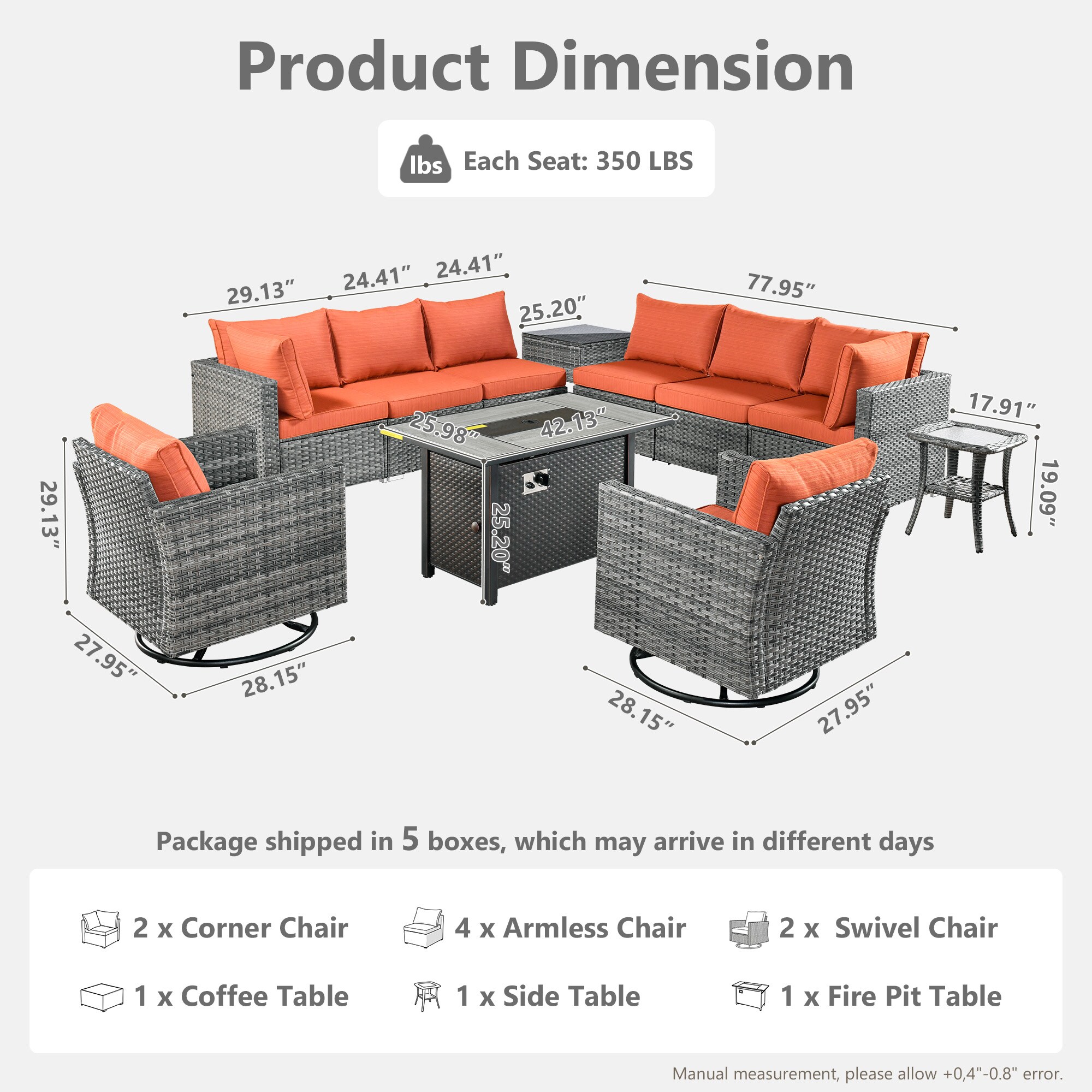 weaxty DDFPRRSGRS8011 Patio-Sofas-Daybeds - View #7