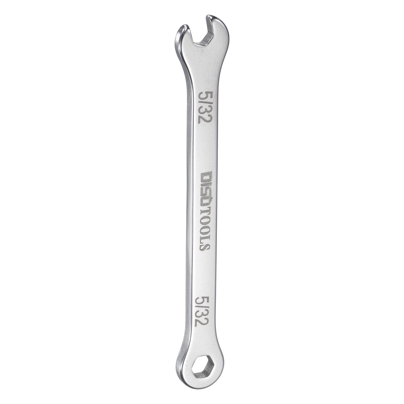 Harfington Thin Combination Wrench 5/32 Inch 30Cr13 Stainless Steel Quenching Polish Mini Combination Spanner with Offset 6-Point Box End and 15 Degree Angled Open End for Auto Repairs