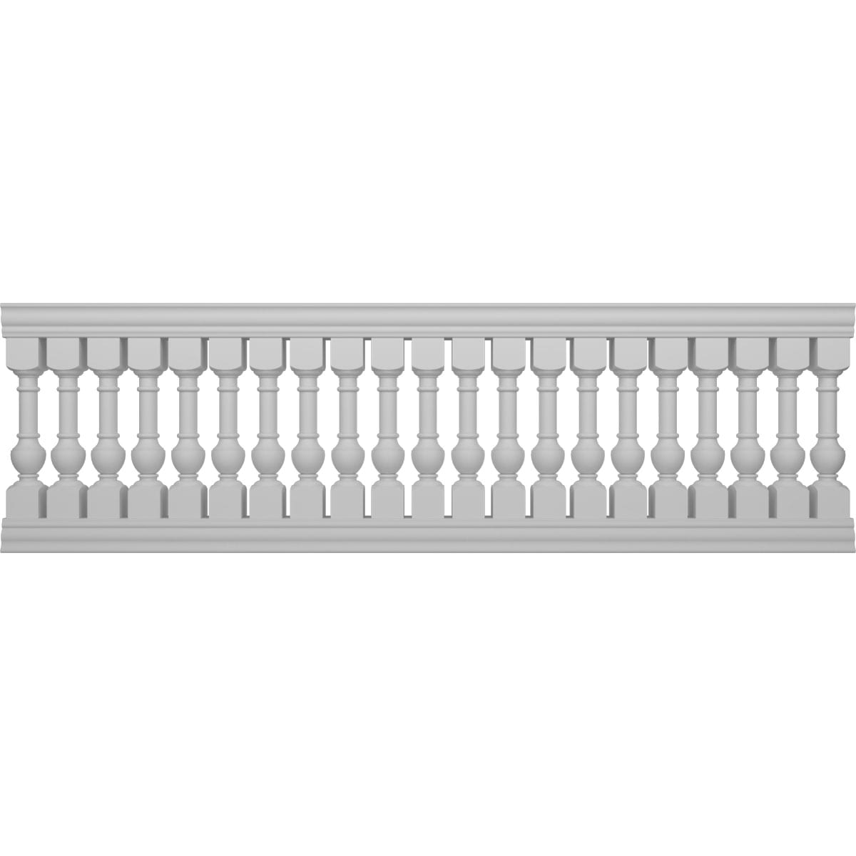 Ekena Millwork BALK42X132YOA FiberThane 10-Feet x 42-Inches York Fiberglass Deck Rail Kit