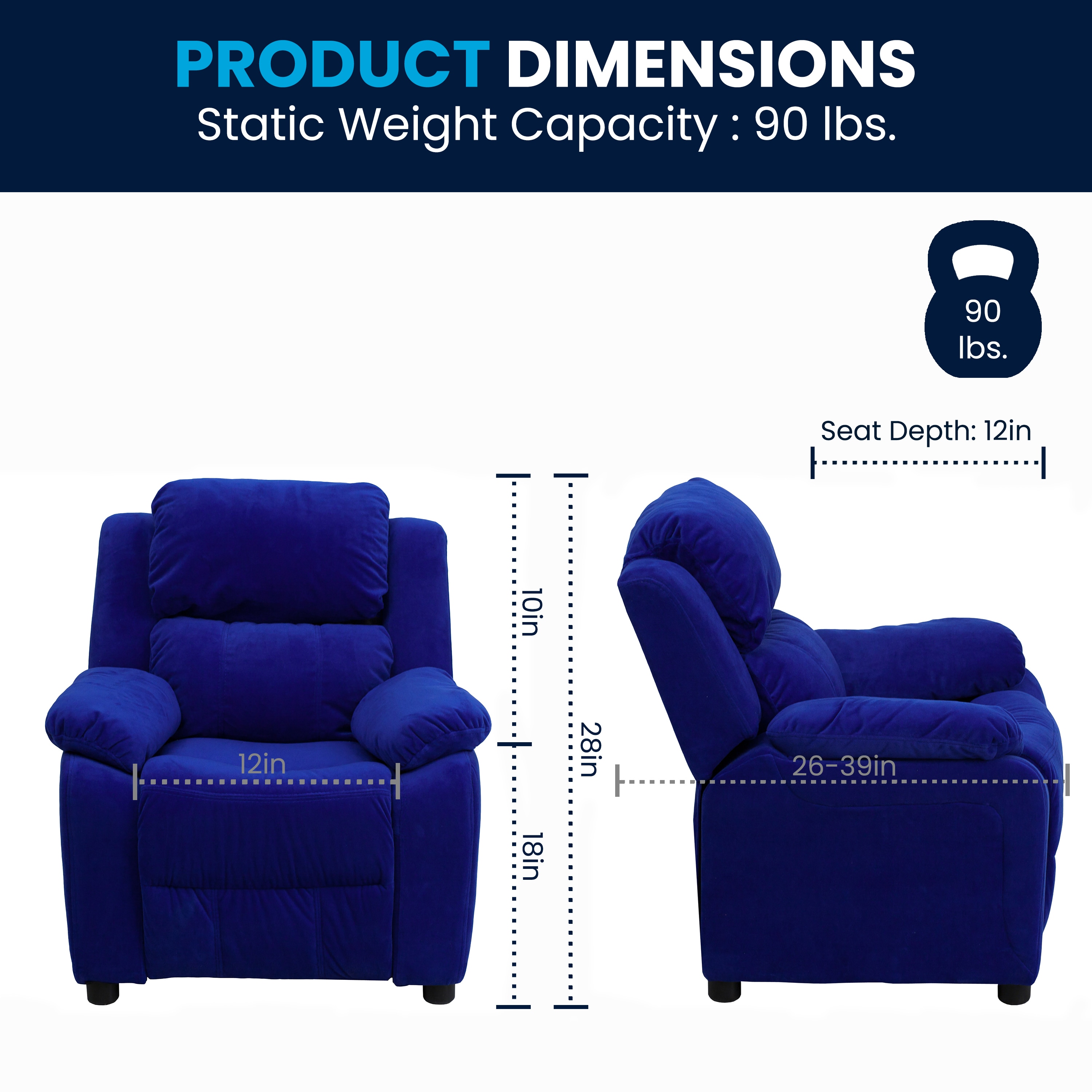 Emma + Oliver 889142488996 Kids-Chairs - View #4