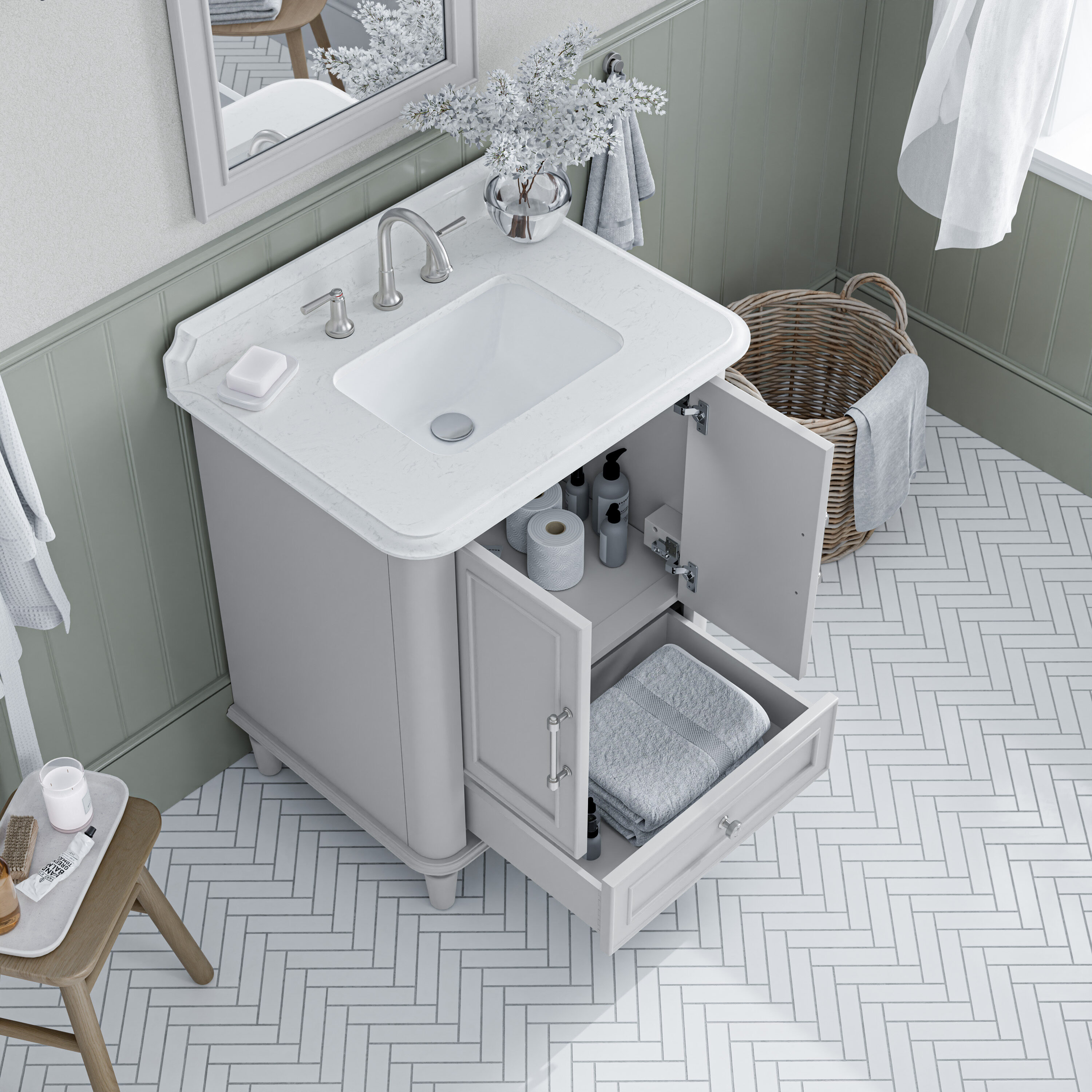 allen + roth 1005VTC-30-242-908UO Bath-Vanity-Combo - View #15