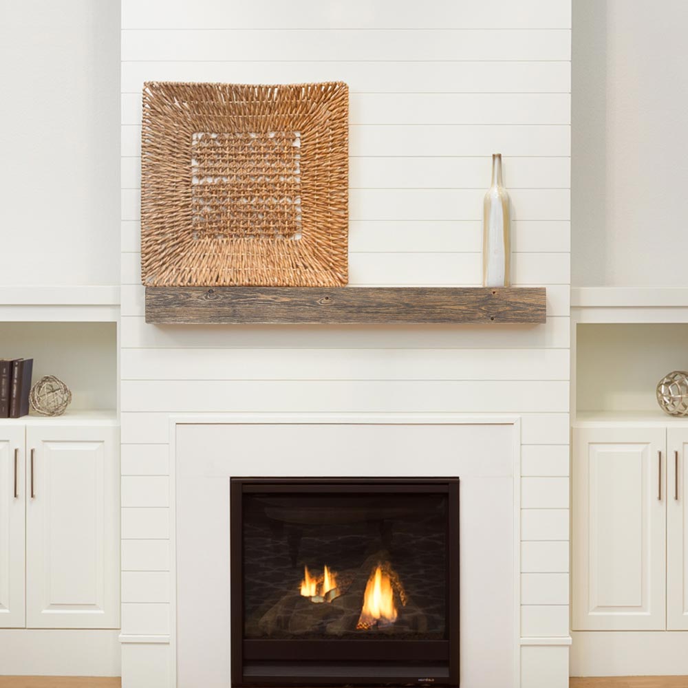 Mantels Direct RUSTIC-48-DRFT Mantel-Shelves - View #2