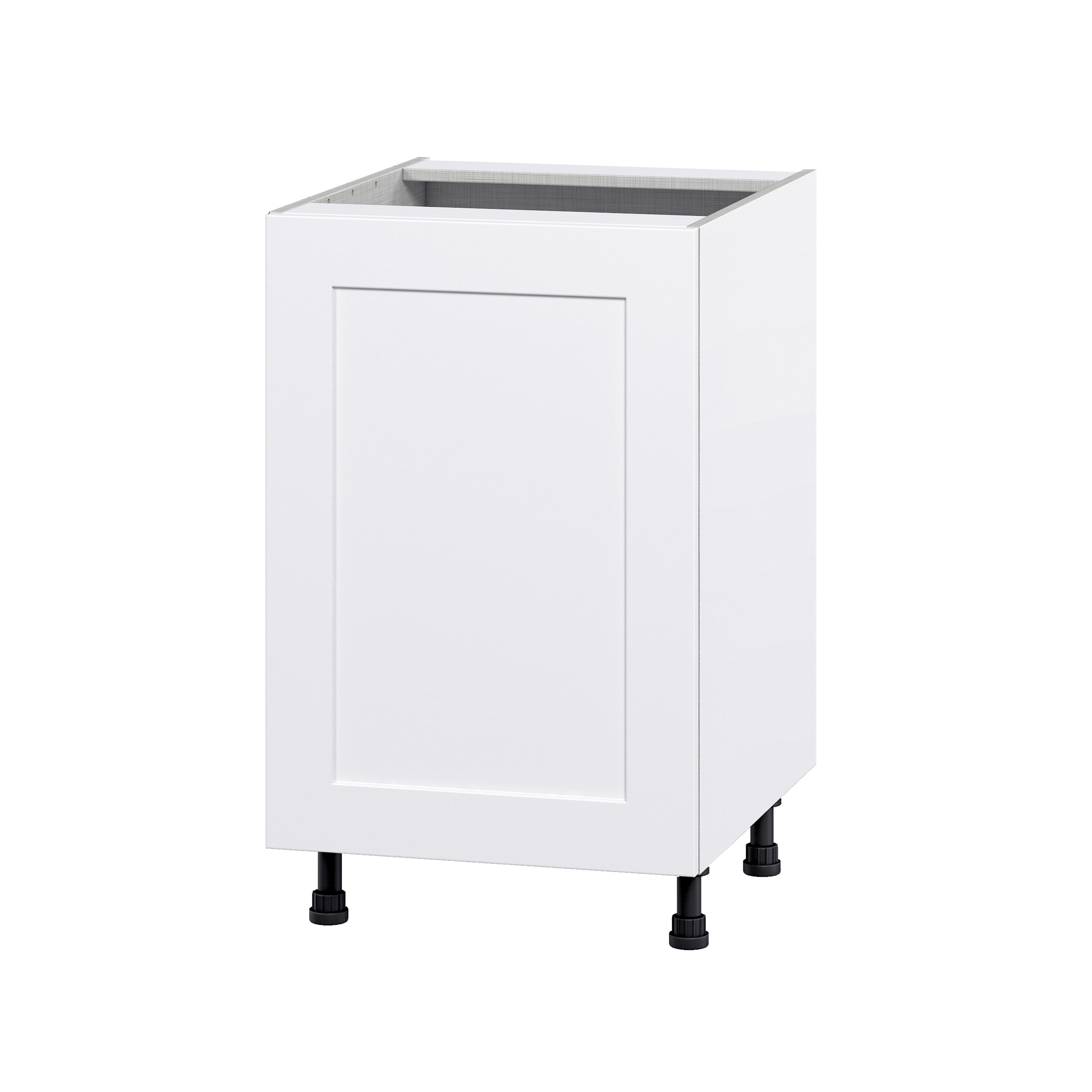 Hugo&Borg Jolie 18-in W x 34.5-in H x 24-in D Warm White Base Fully Assembled Cabinet (Flat Panel Shaker Door Style)
