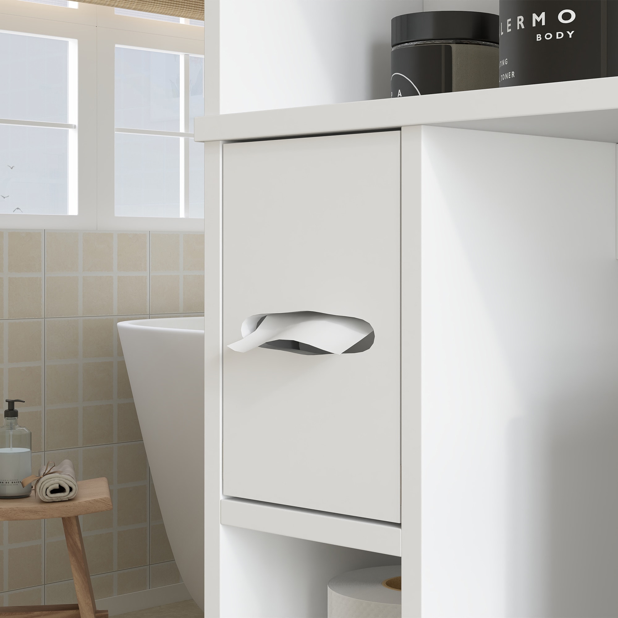 HomCom 834-861V80WT etageres - View #4