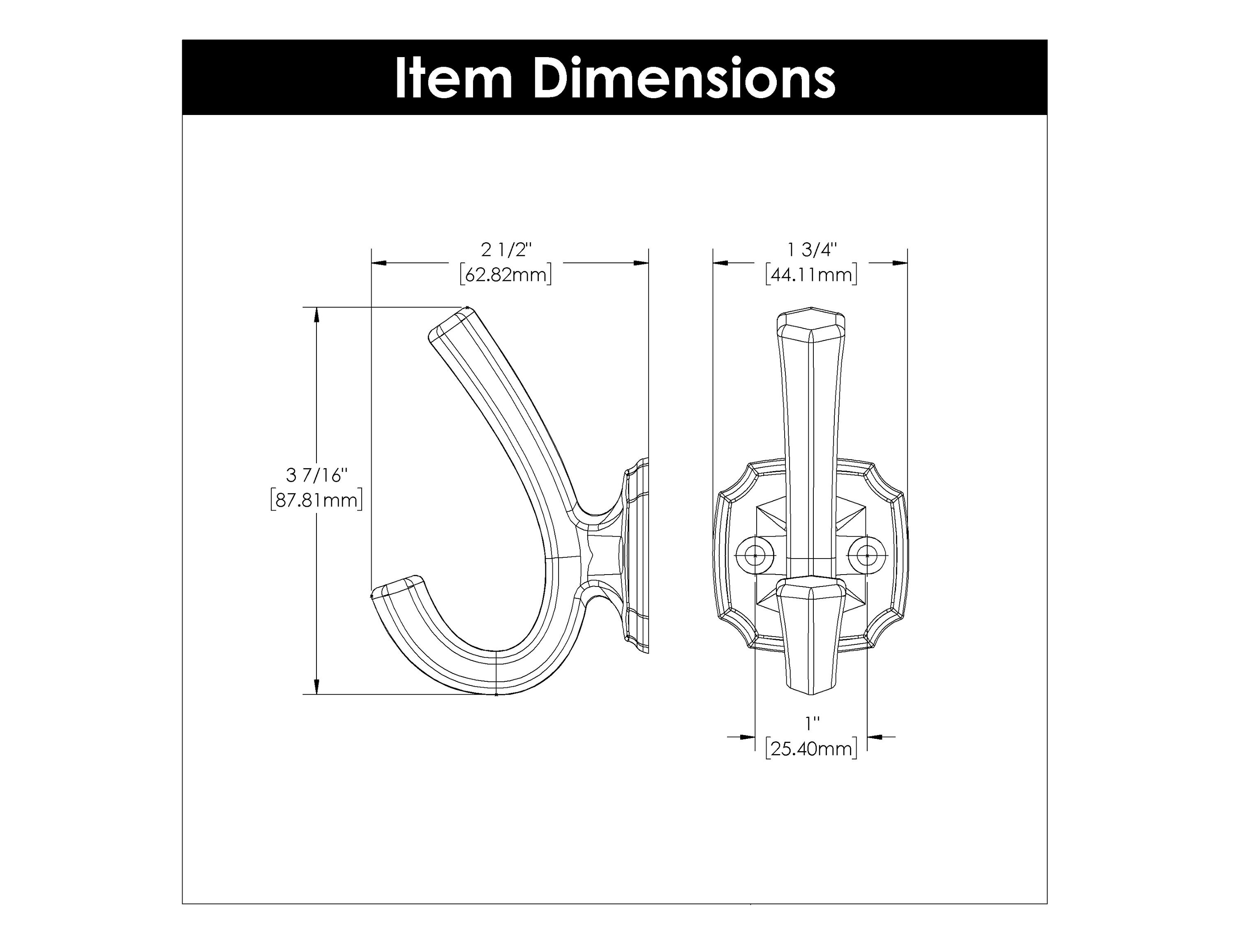 ASDA @DEPLOYMENT_VERSION@ Round Screw in Wall Hooks - Set of 5