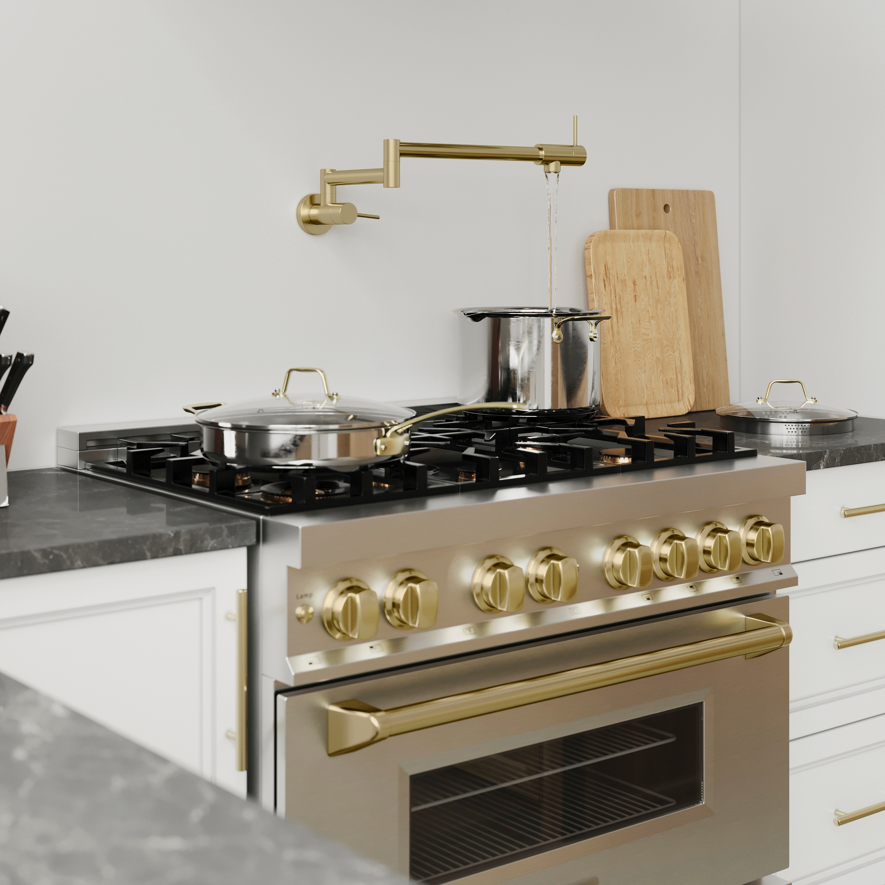 ZLINE KITCHEN & BATH RAZ-36-CB Dual-Fuel-Ranges - View #13