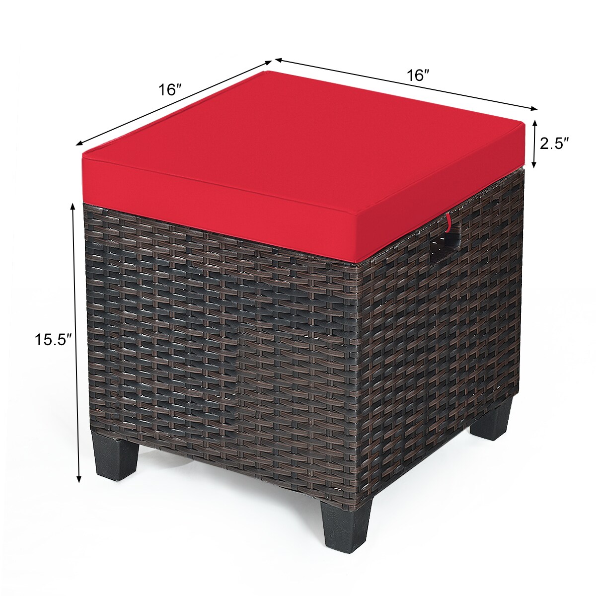 Slickblue D-CO-ER73236WH Stools-Ottomans - View #4