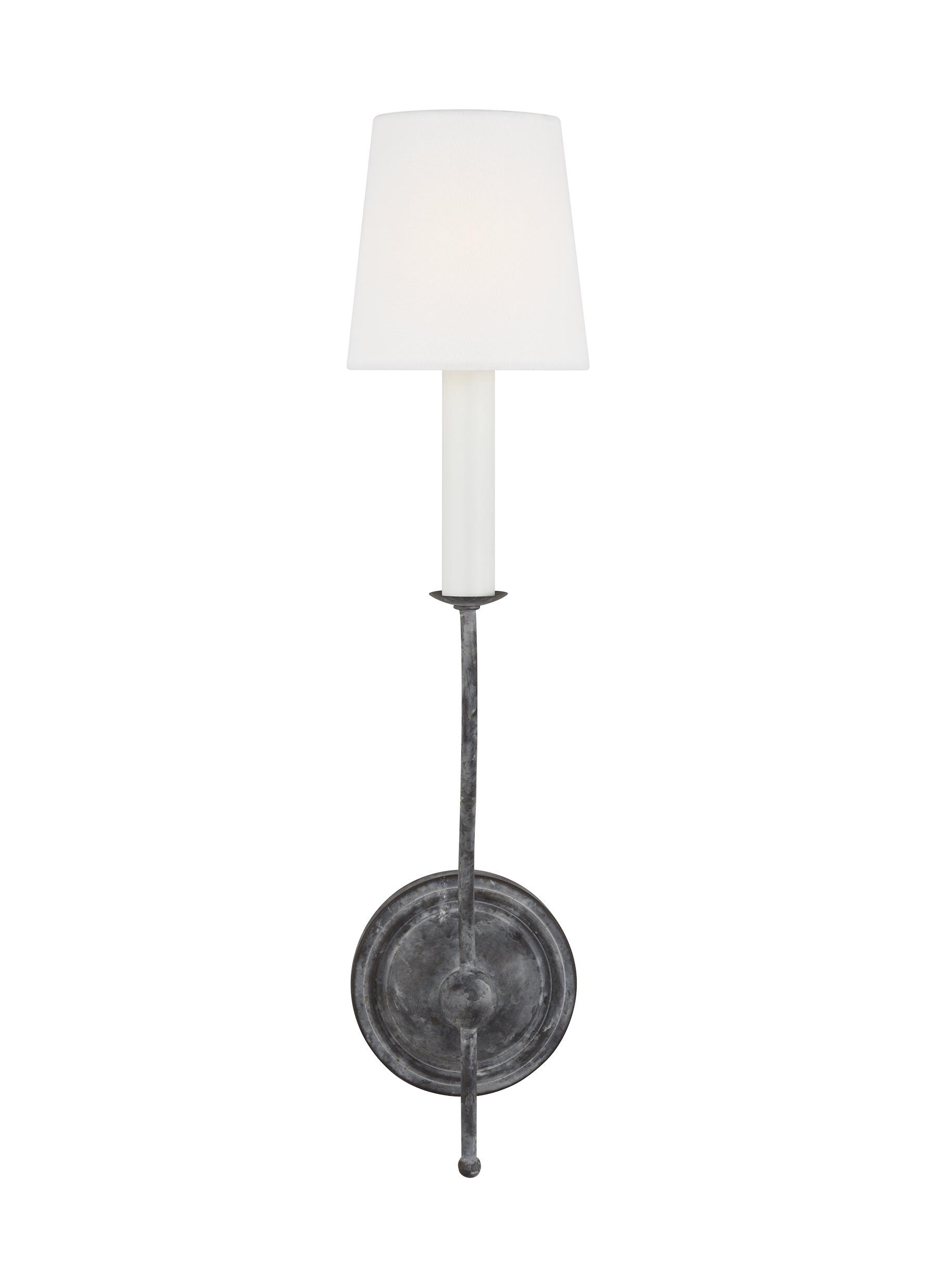 Generation Lighting CW1041WGV Richmond 4.5-in W 1-Light Weathered Galvanized Transitional Wall Sconce