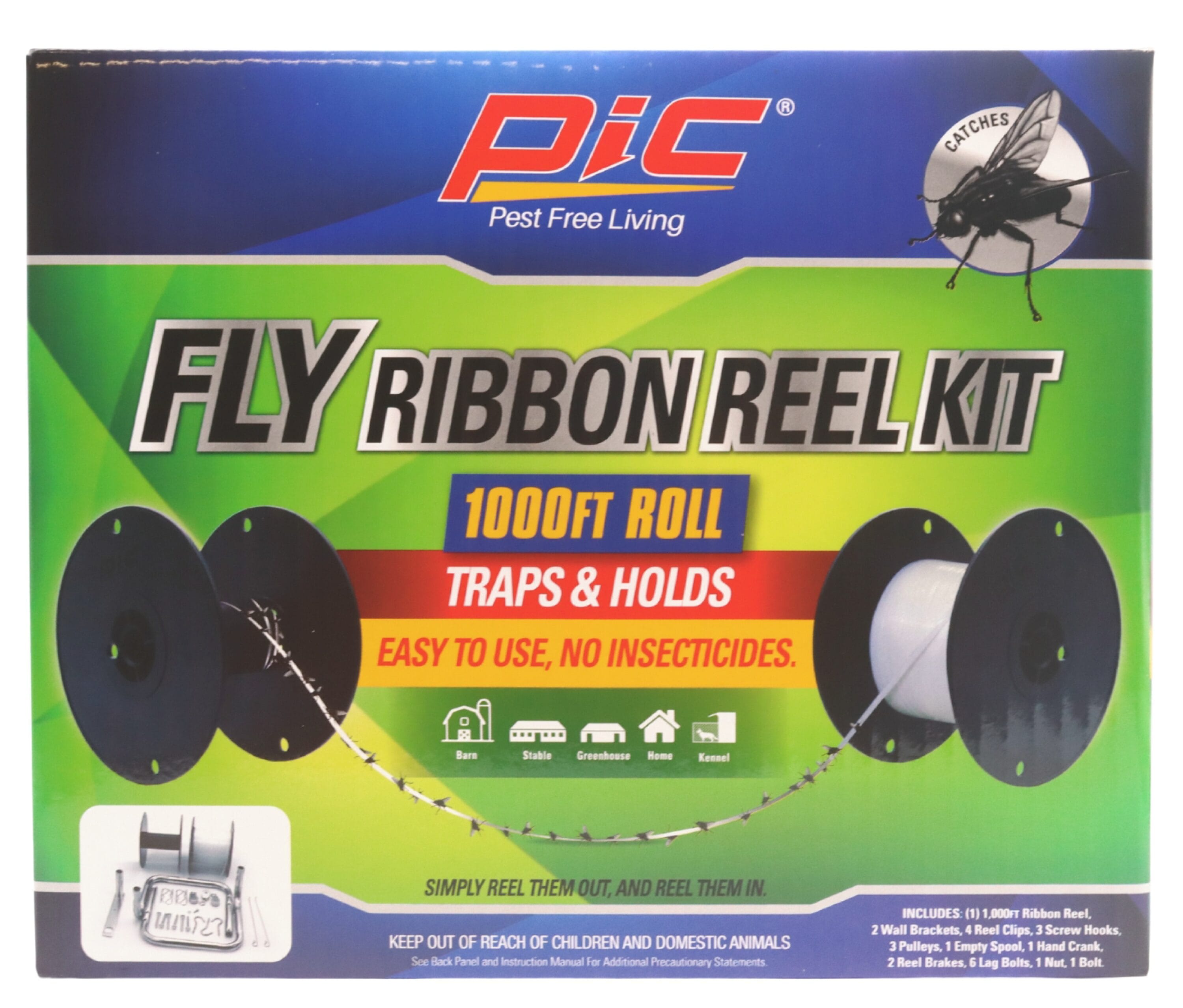 Pic Fly Ribbon Reel Refill Indoor/Outdoor Insect Trap | REFILL-FLY-REEL