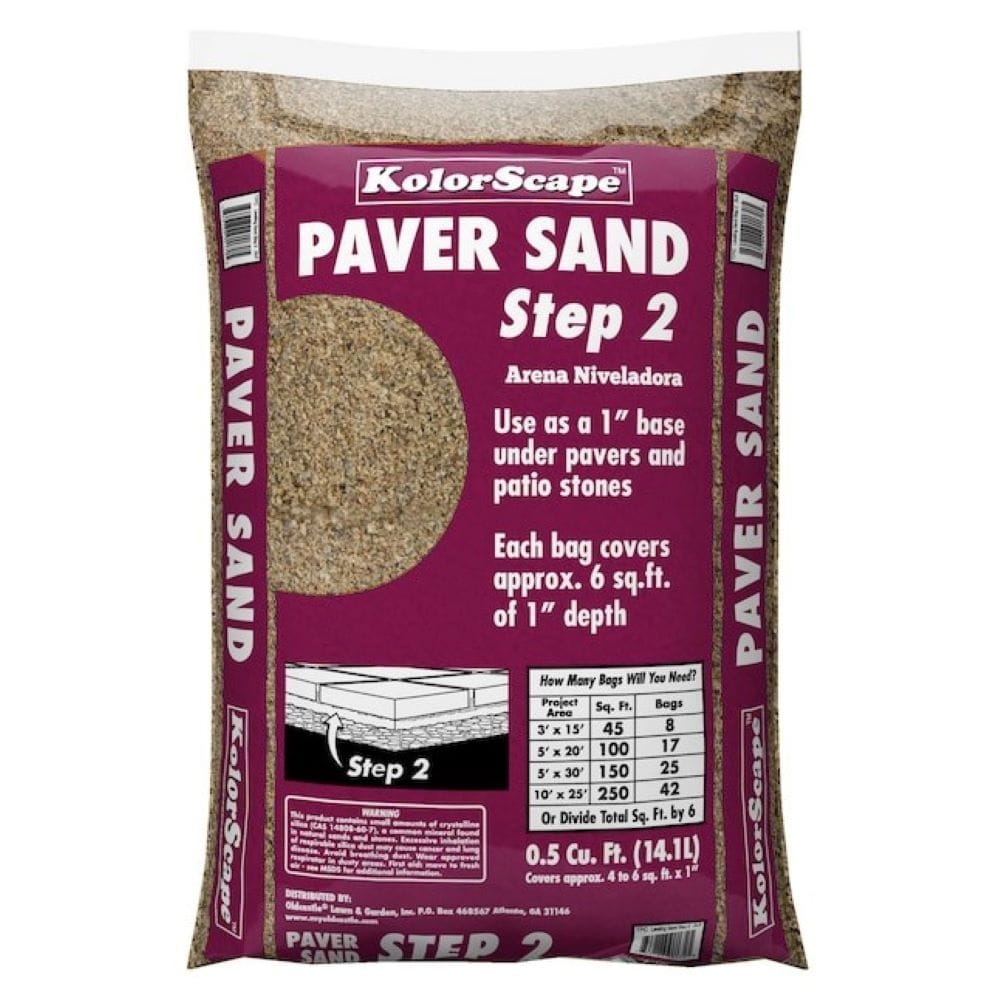 Step 2 0.5-cu ft Tan/Brown Leveling Paver Sand | - Kolor Scape 339500029