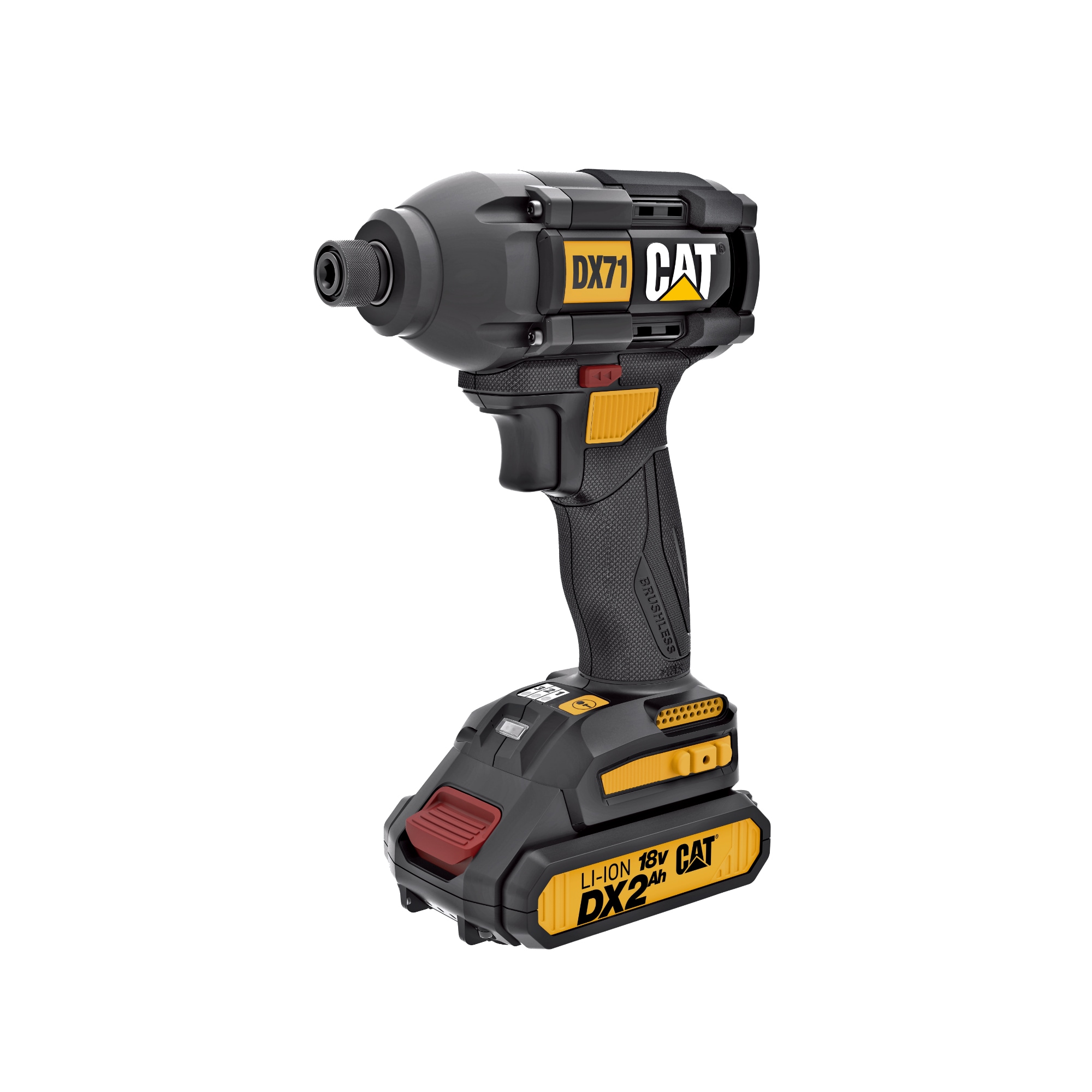 Cat CAT 1 For All 18-volt 1/4-in Brushless Cordless Impact Driver (2-Batteries  Included, Charger Included and Hard Case included) in the Impact Drivers  department at