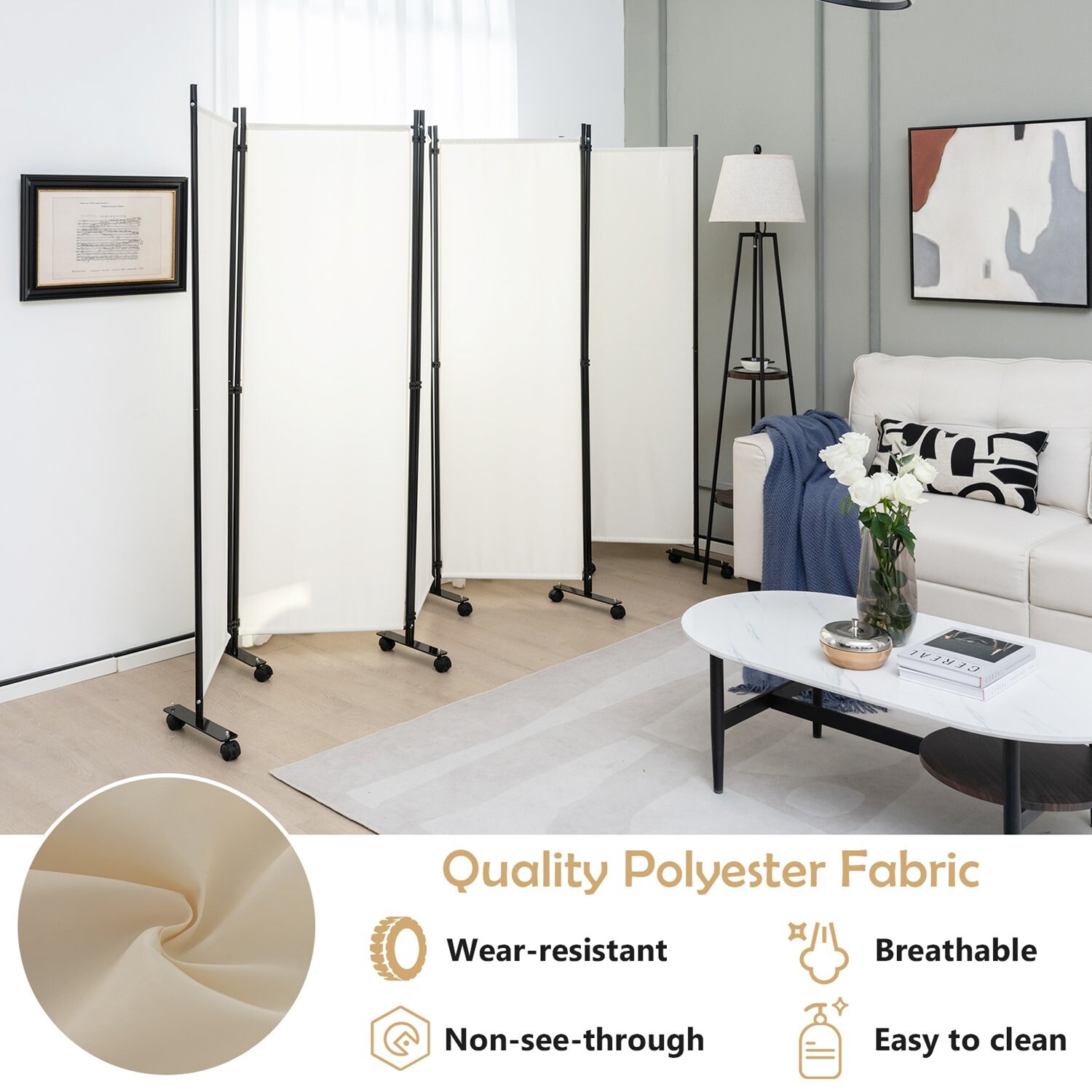 Costway CSHY003418 Indoor-Privacy-Screens - View #5
