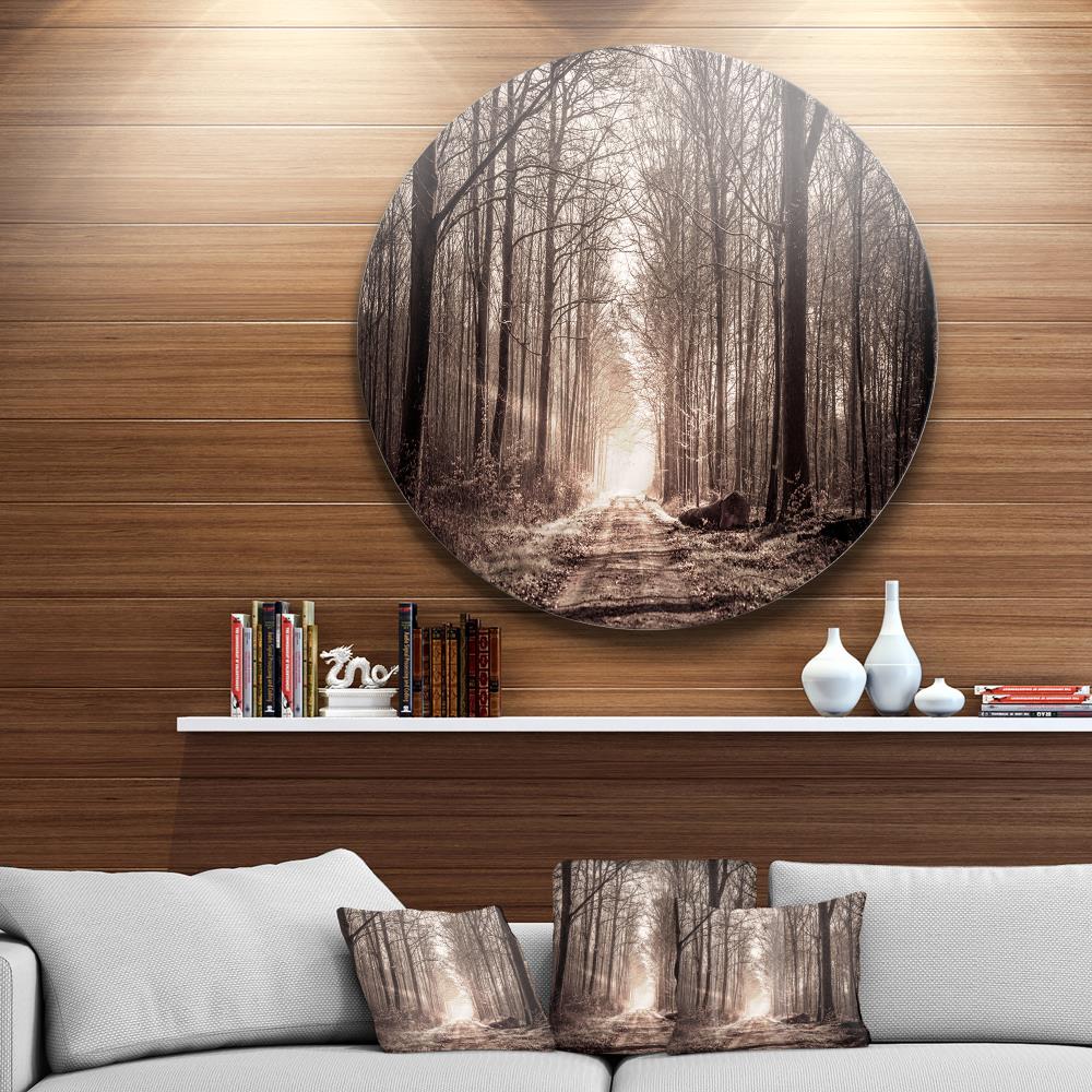 Designart 23-in H x 23-in W Landscape Metal Print in the Wall Art ...