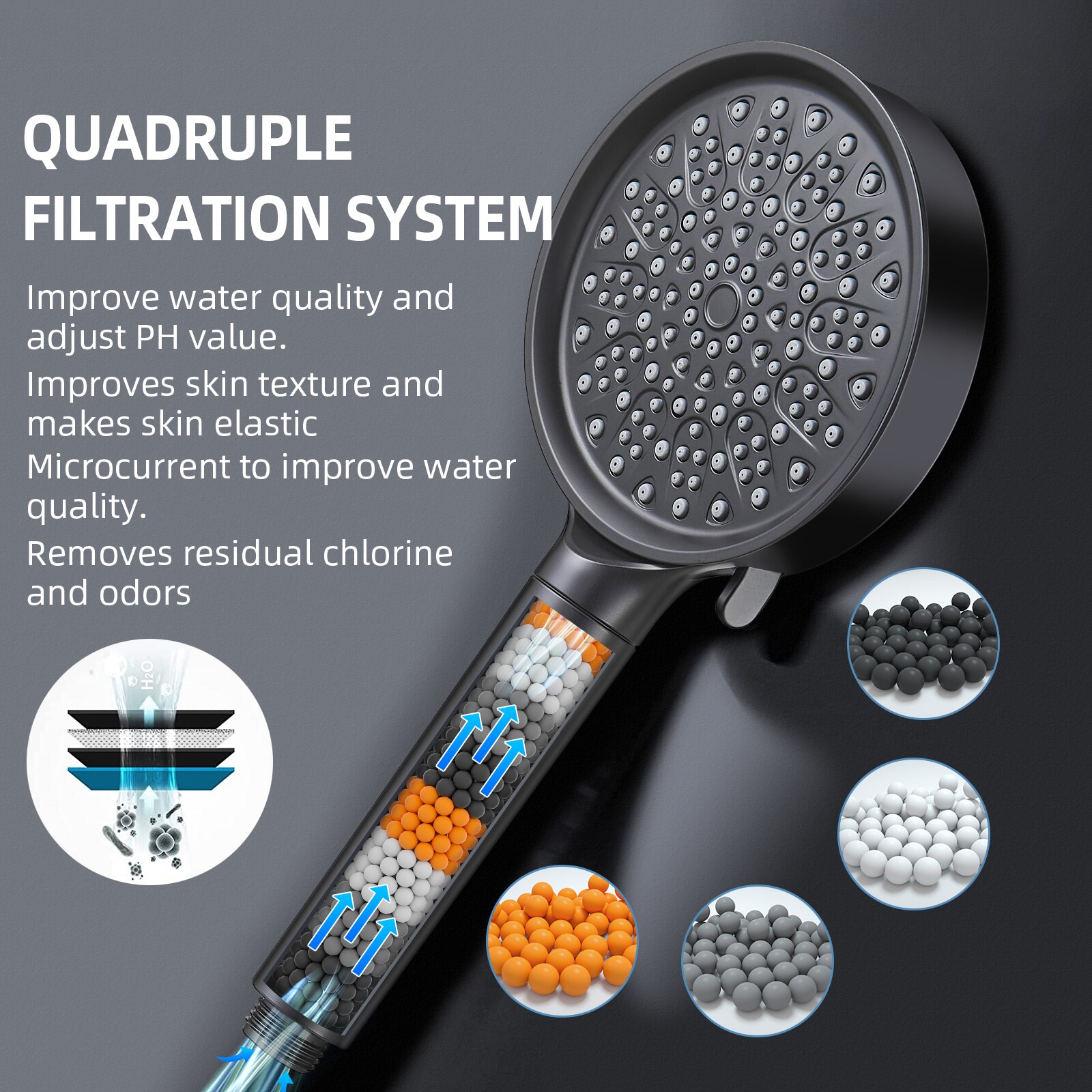 Cobbe LSKSHS0406B Fixed-Showerhead - View #2