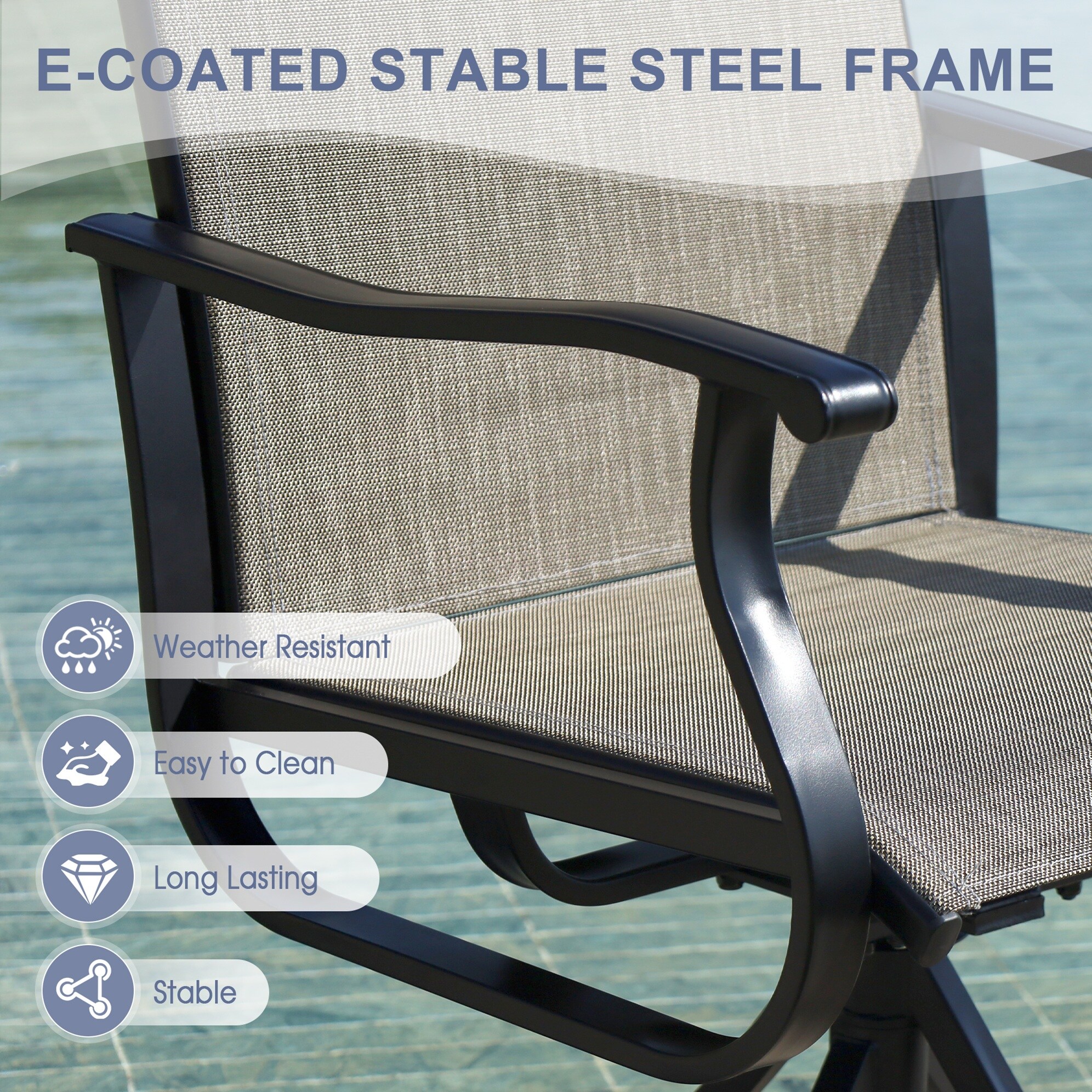 VICLLAX DTS05BL-KDCS03BL-5V Patio-Dining-Sets - View #3