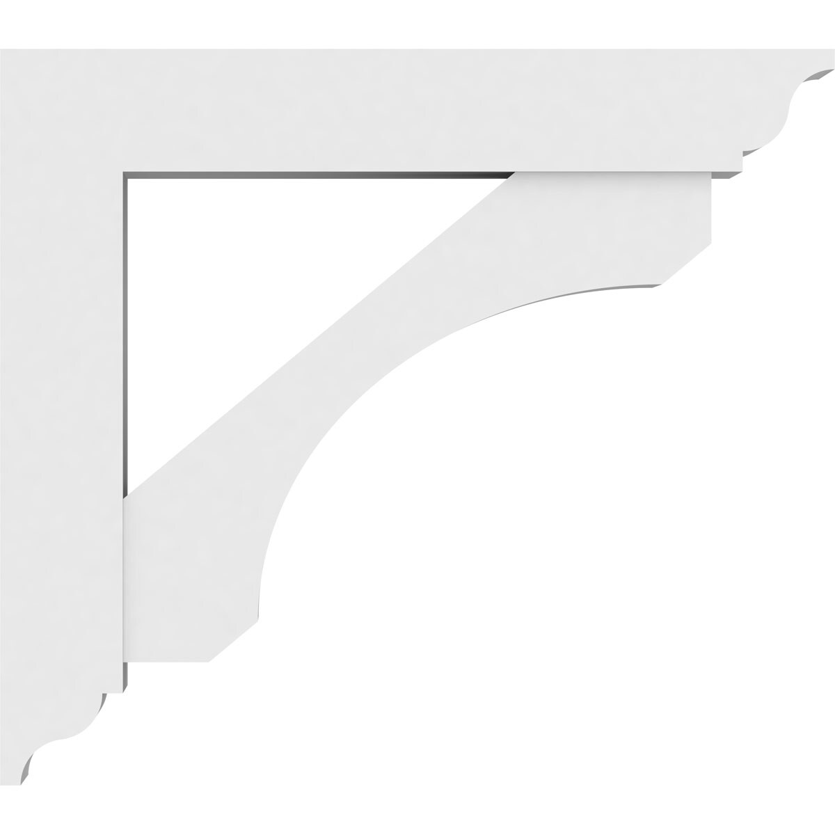 Ekena Millwork BKTP05X30X30LEC01 Exterior-Brackets-Braces - View #3