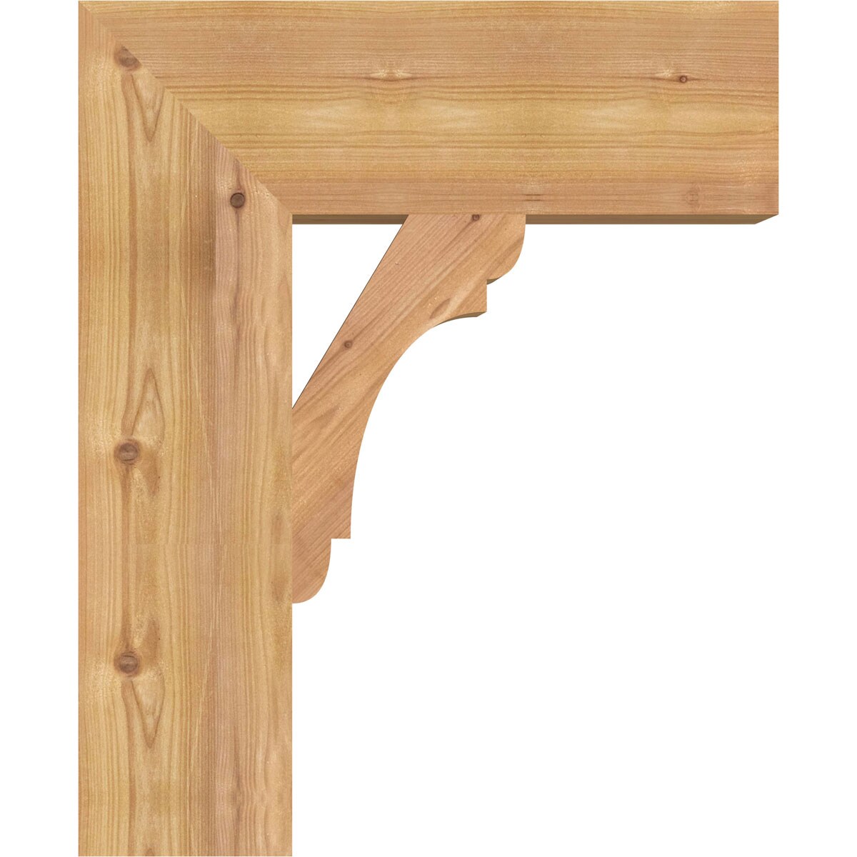 Ekena Millwork BKT06X18X22OLY05SWR Exterior-Brackets-Braces - View #3
