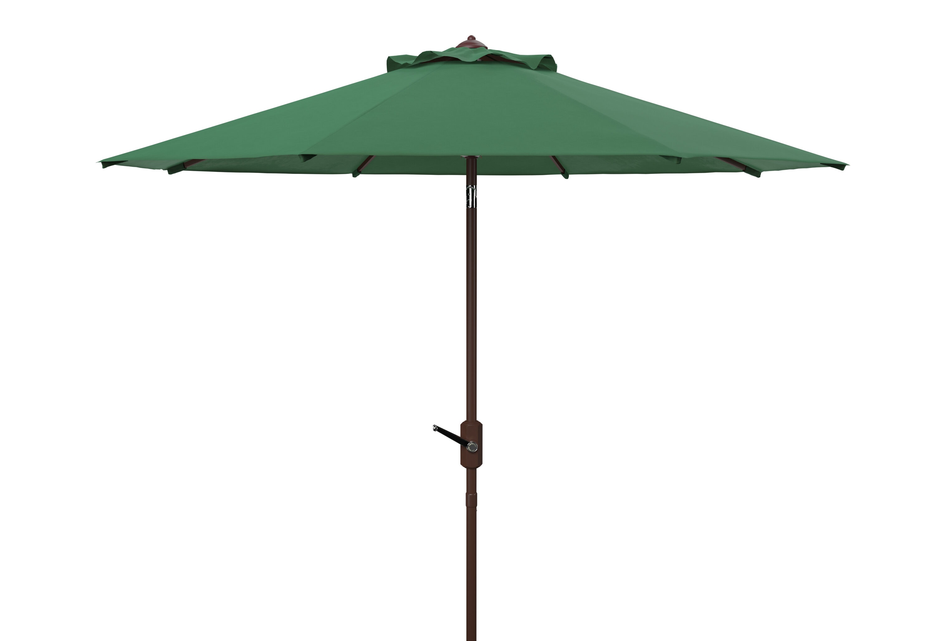 Safavieh PAT8001H 8.4-Feet Aluminum Green Auto-tilt Market Patio Umbrella